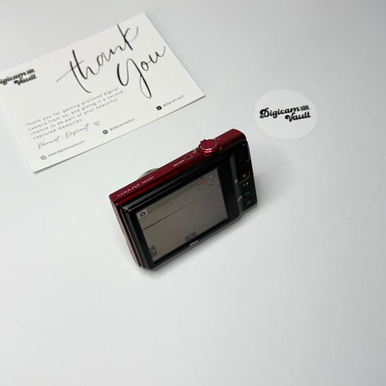NIKON COOLPIX S6100 [RED]