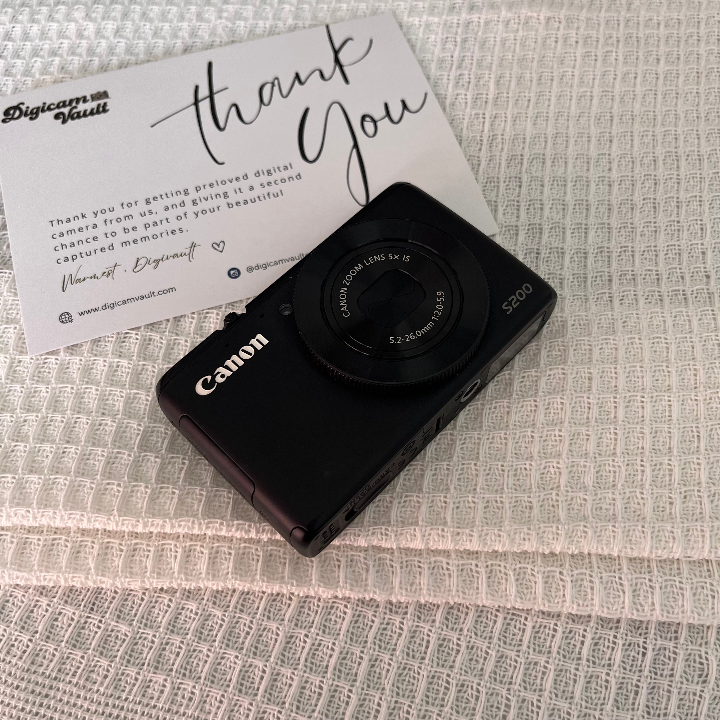 CANON POWERSHOT S200 [BLACK]