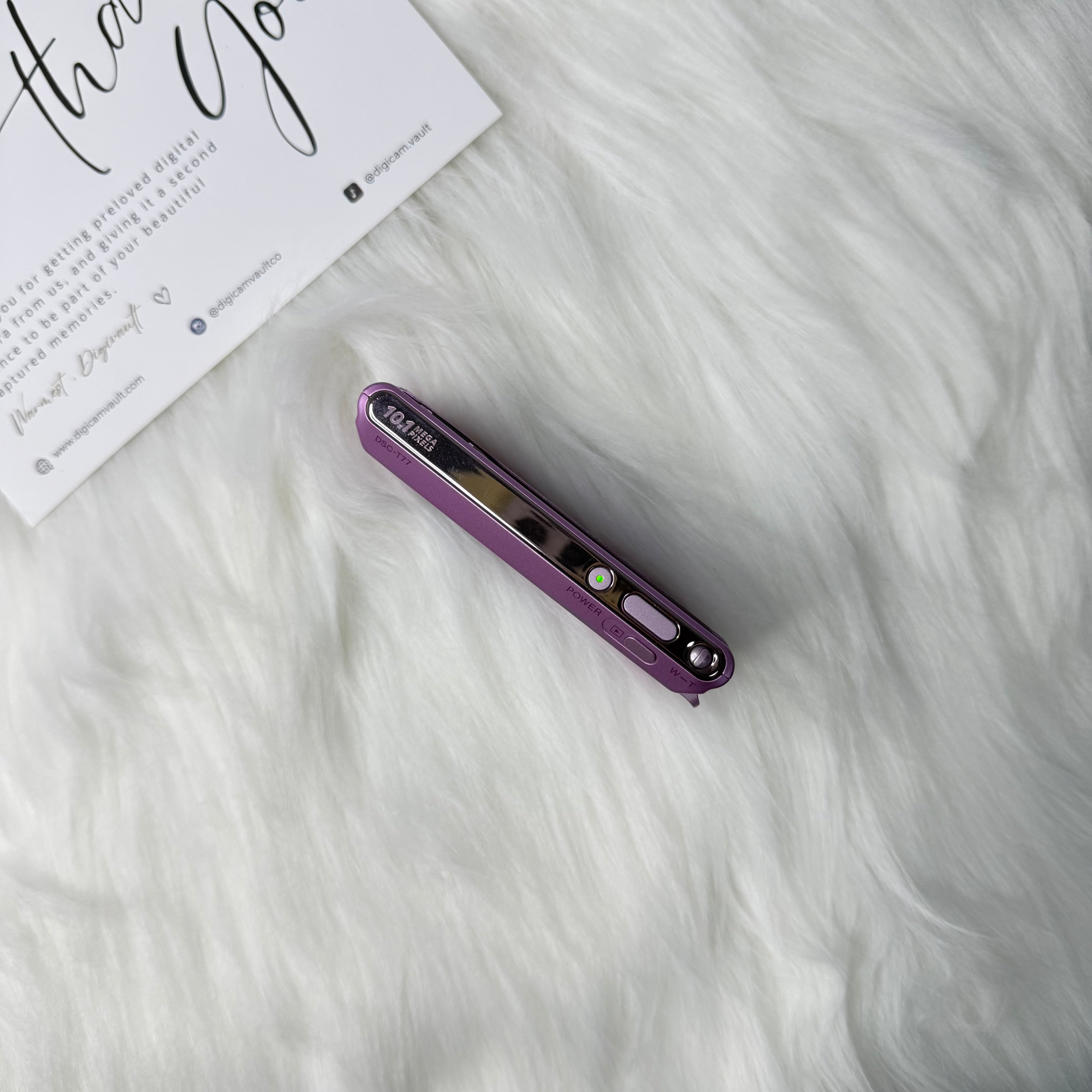 SONY CYBERSHOT DSC-T77 [PINK]