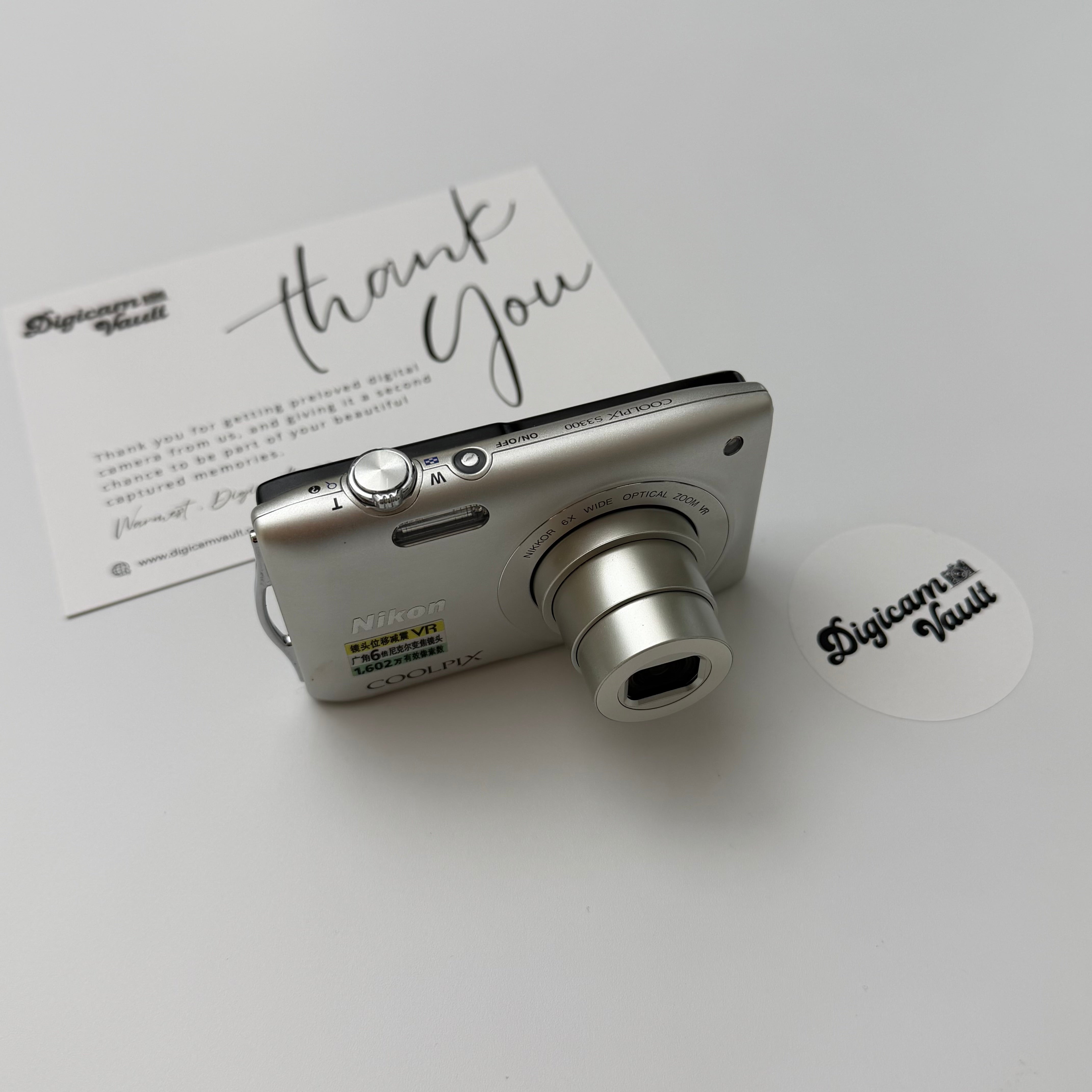 NIKON COOLPIX S3300 [SILVER]