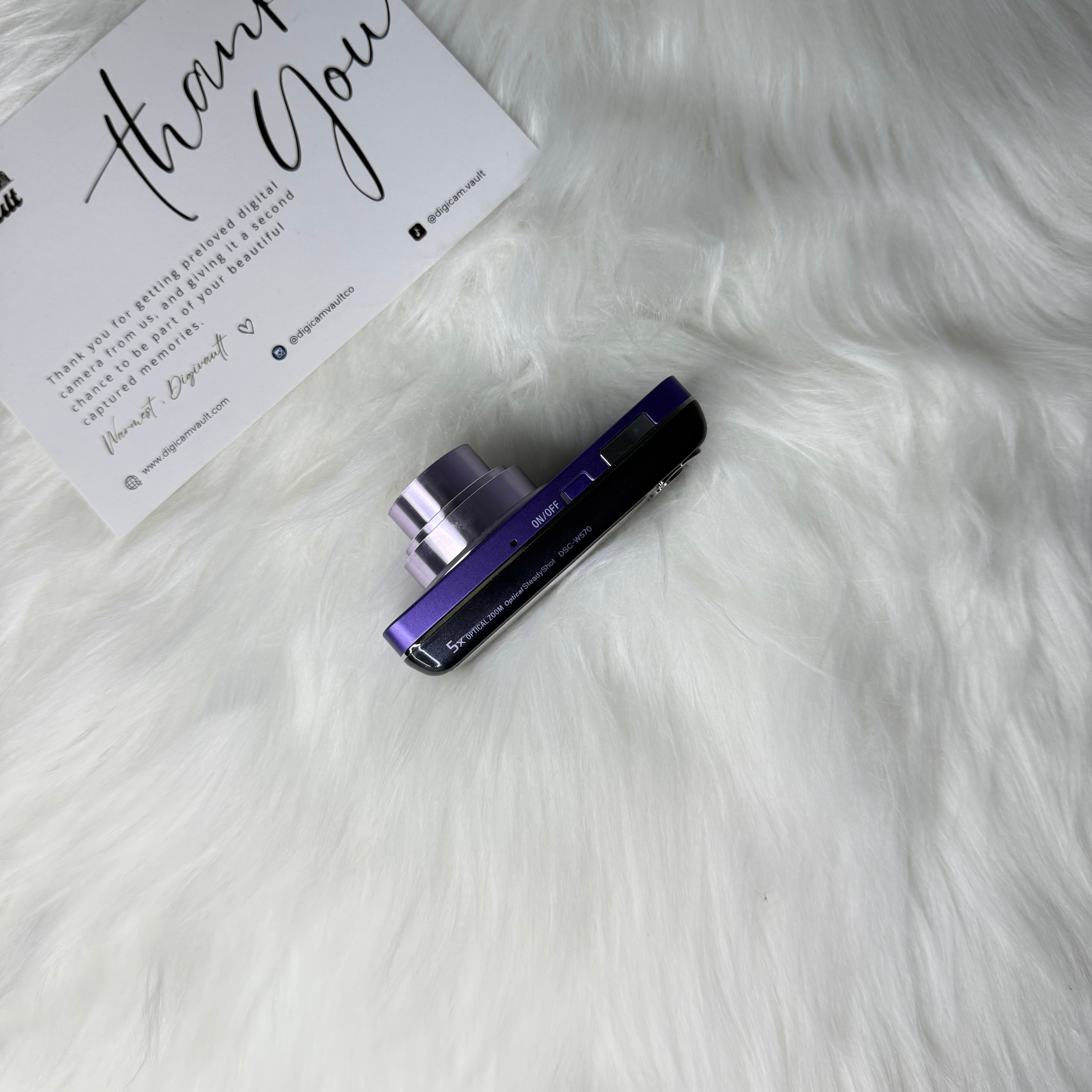 SONY CYBERSHOT DSC-W570 [PURPLE]