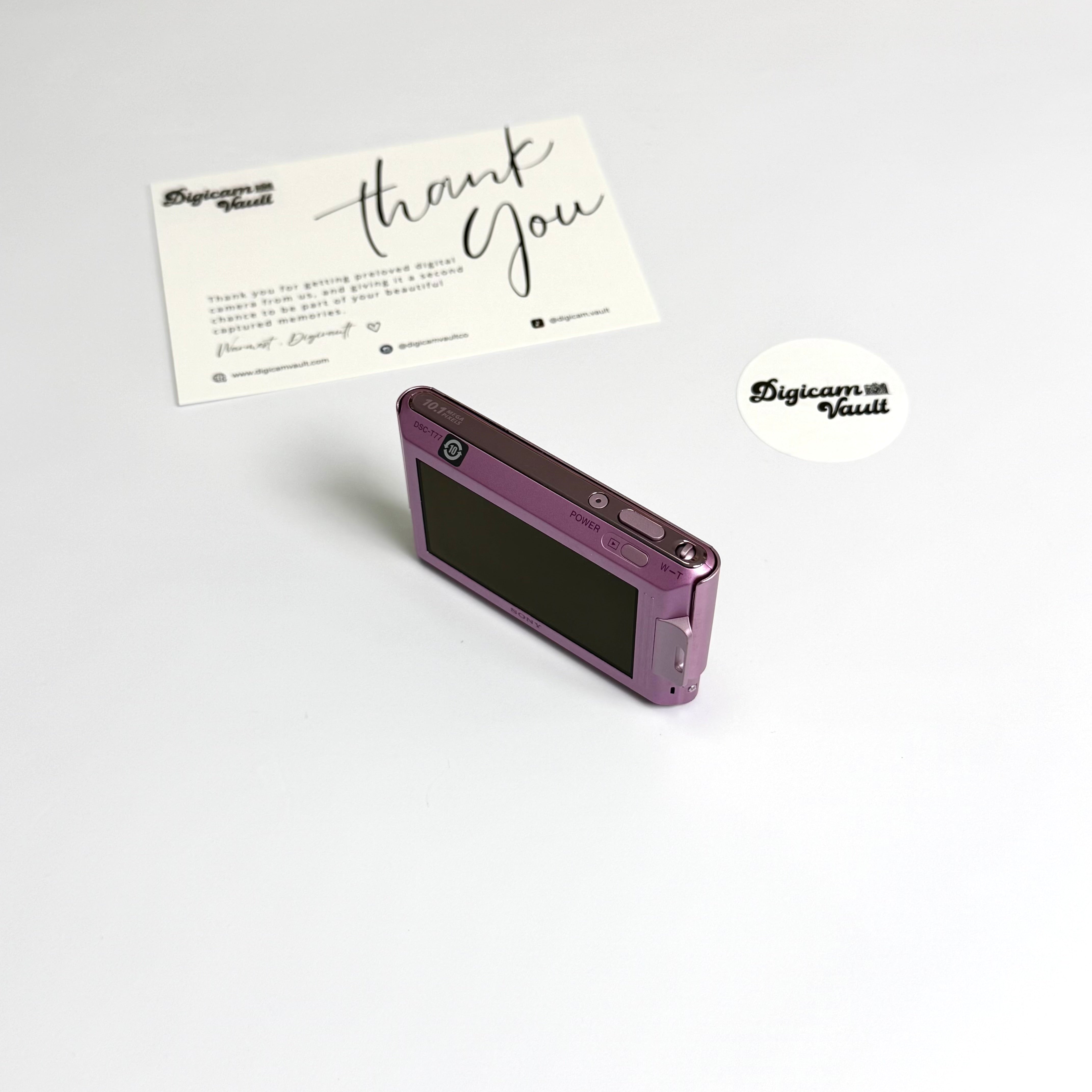 SONY CYBERSHOT T77 [PINK]