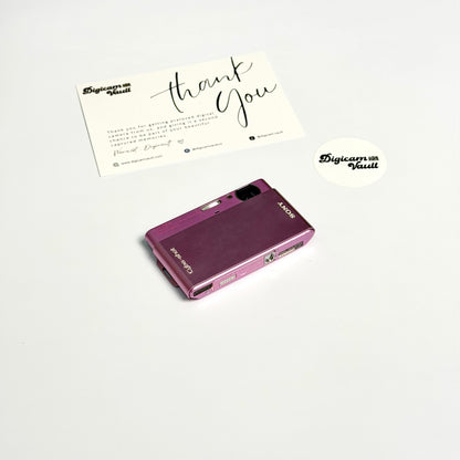 SONY CYBERSHOT T77 [PINK]