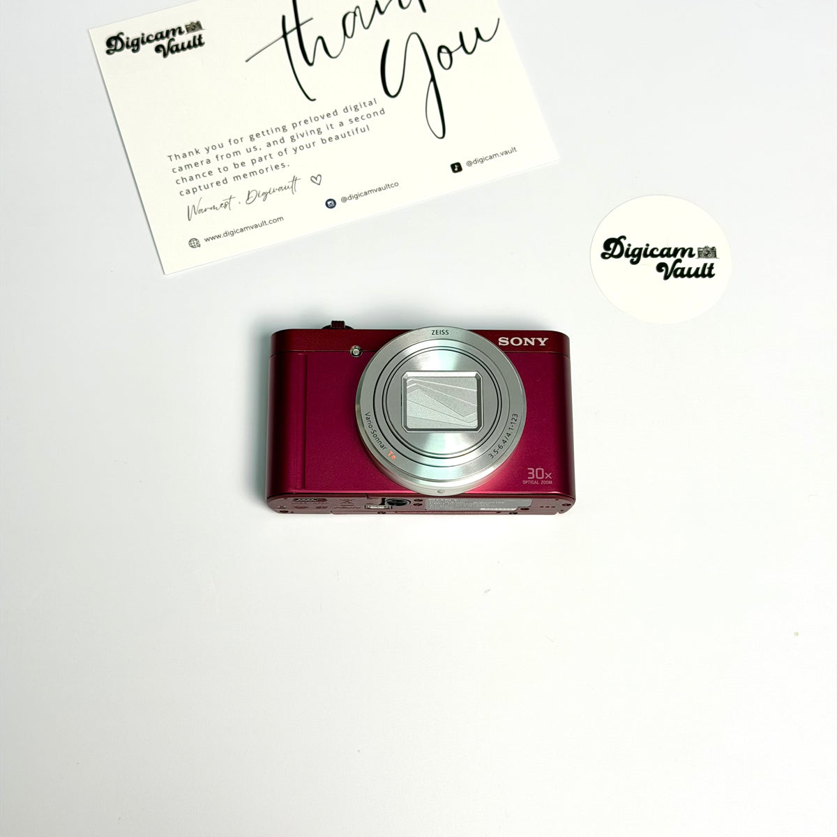 SONY CYBERSHOT DSC-WX500 [RED] - RARE ✮