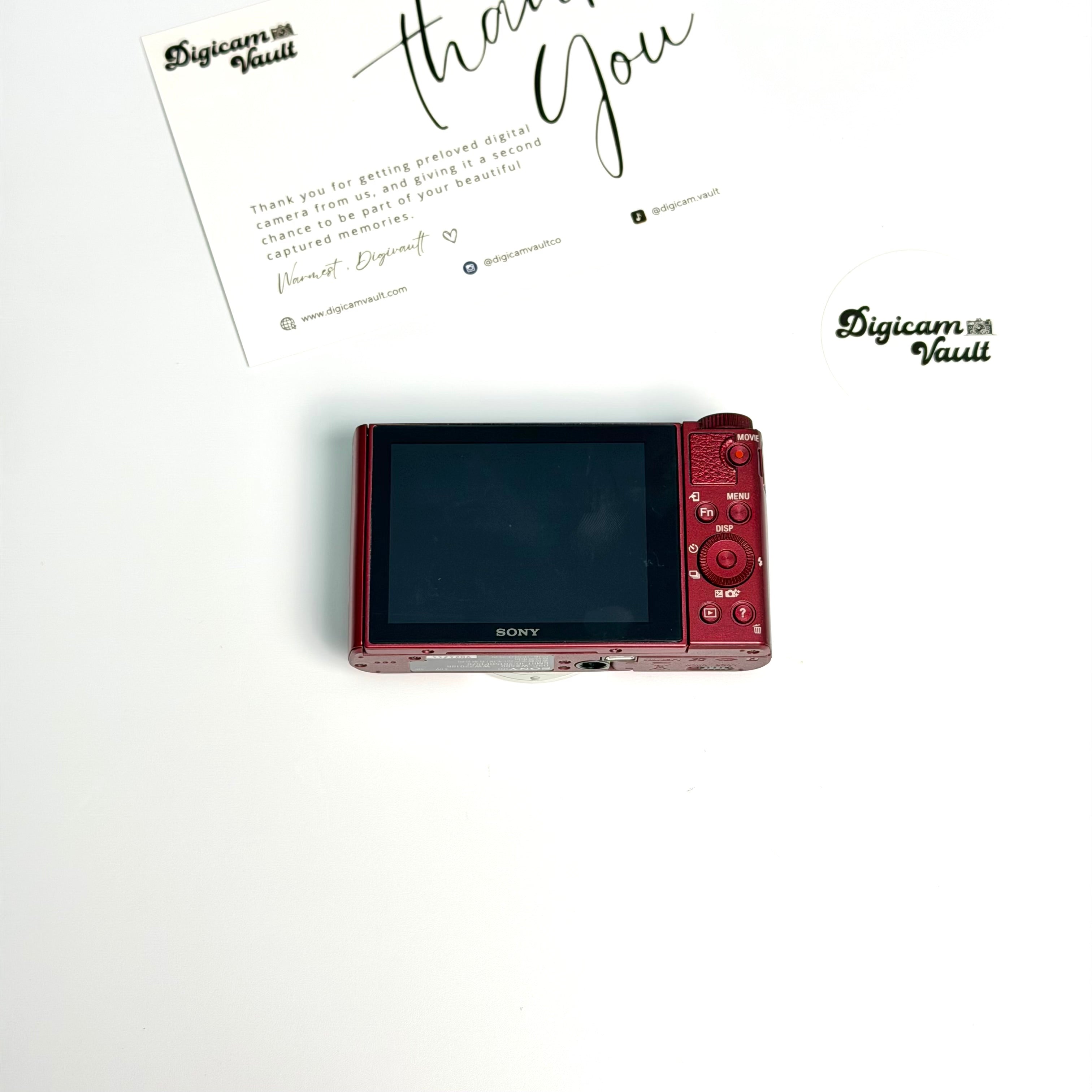 SONY CYBERSHOT DSC-WX500 [RED] - RARE ✮ – Digicam Vault