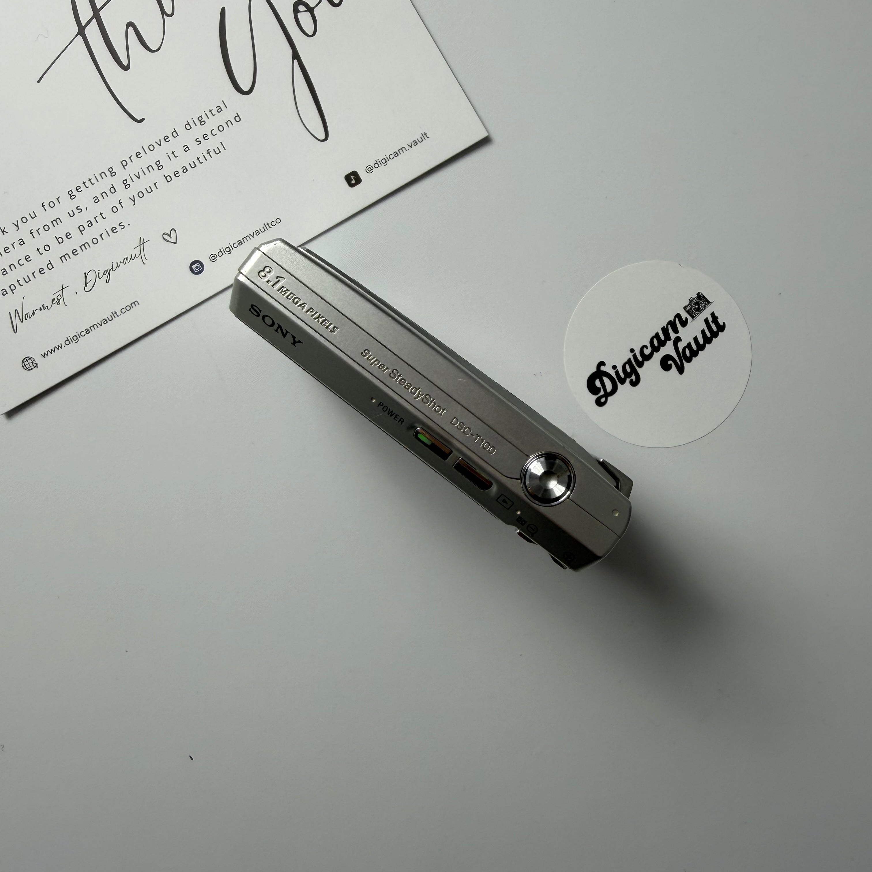 SONY CYBERSHOT DSC-T100 [SILVER]