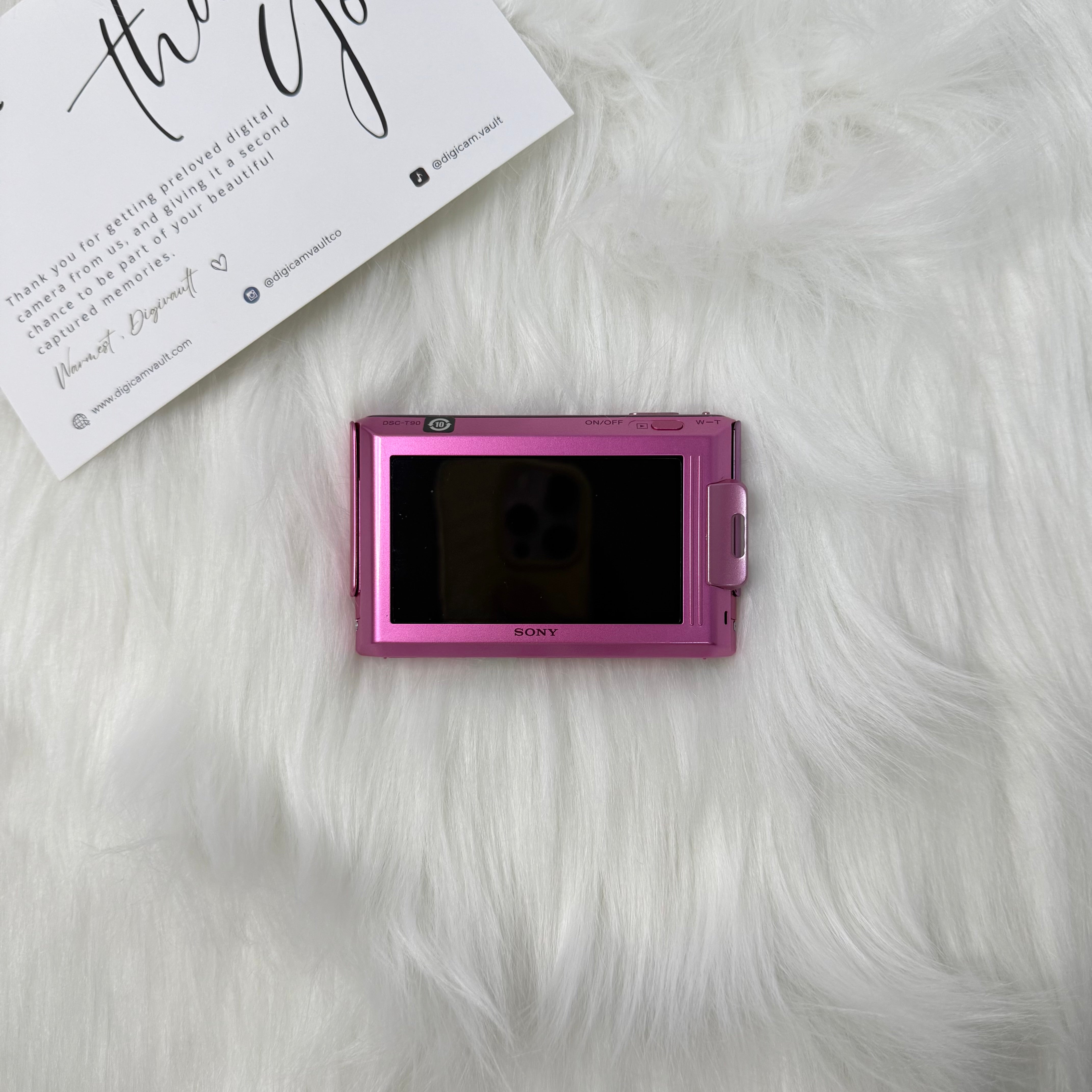 SONY CYBERSHOT DSC-T90 [PINK]