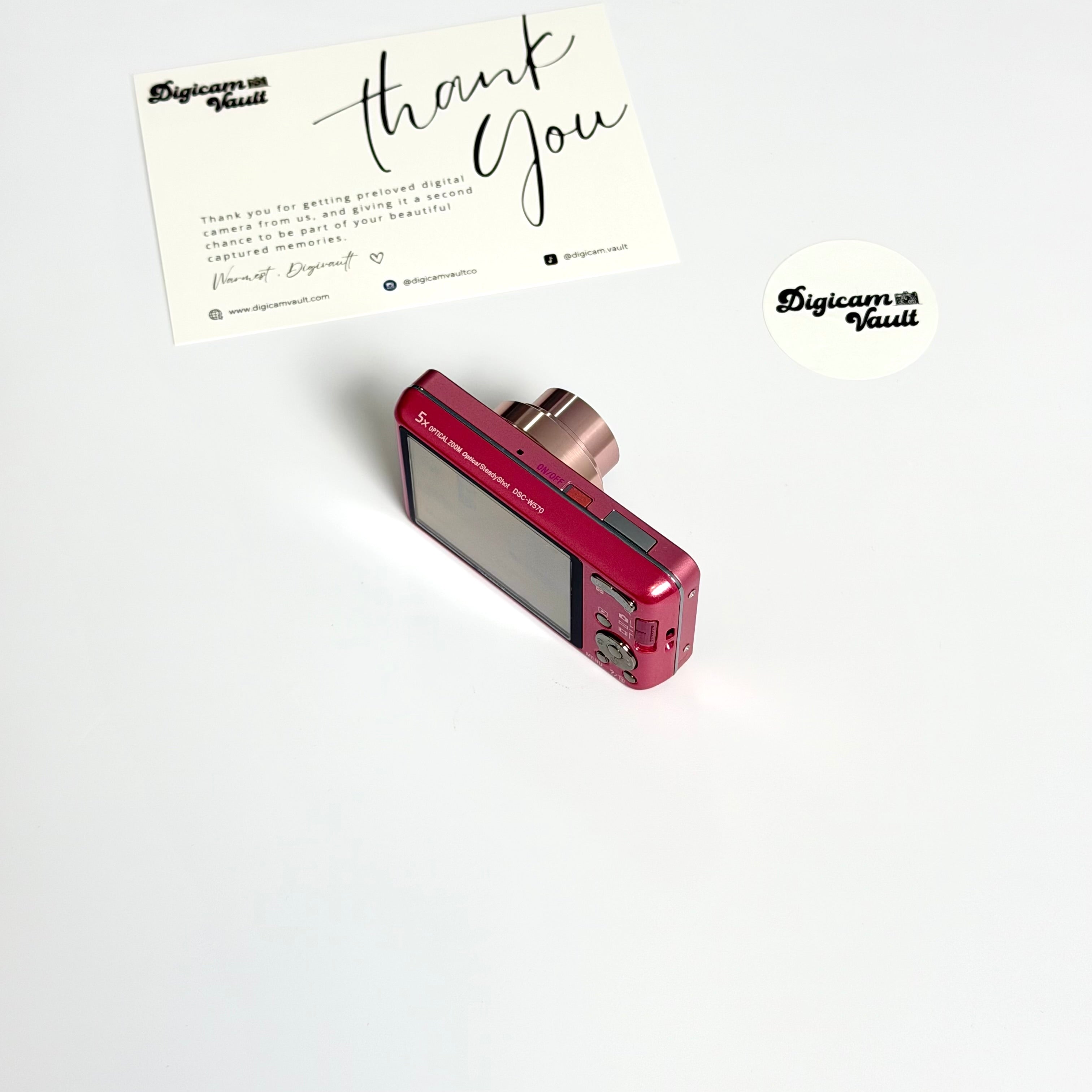 SONY CYBERSHOT W570 [PINK] - TEAM FAV✮