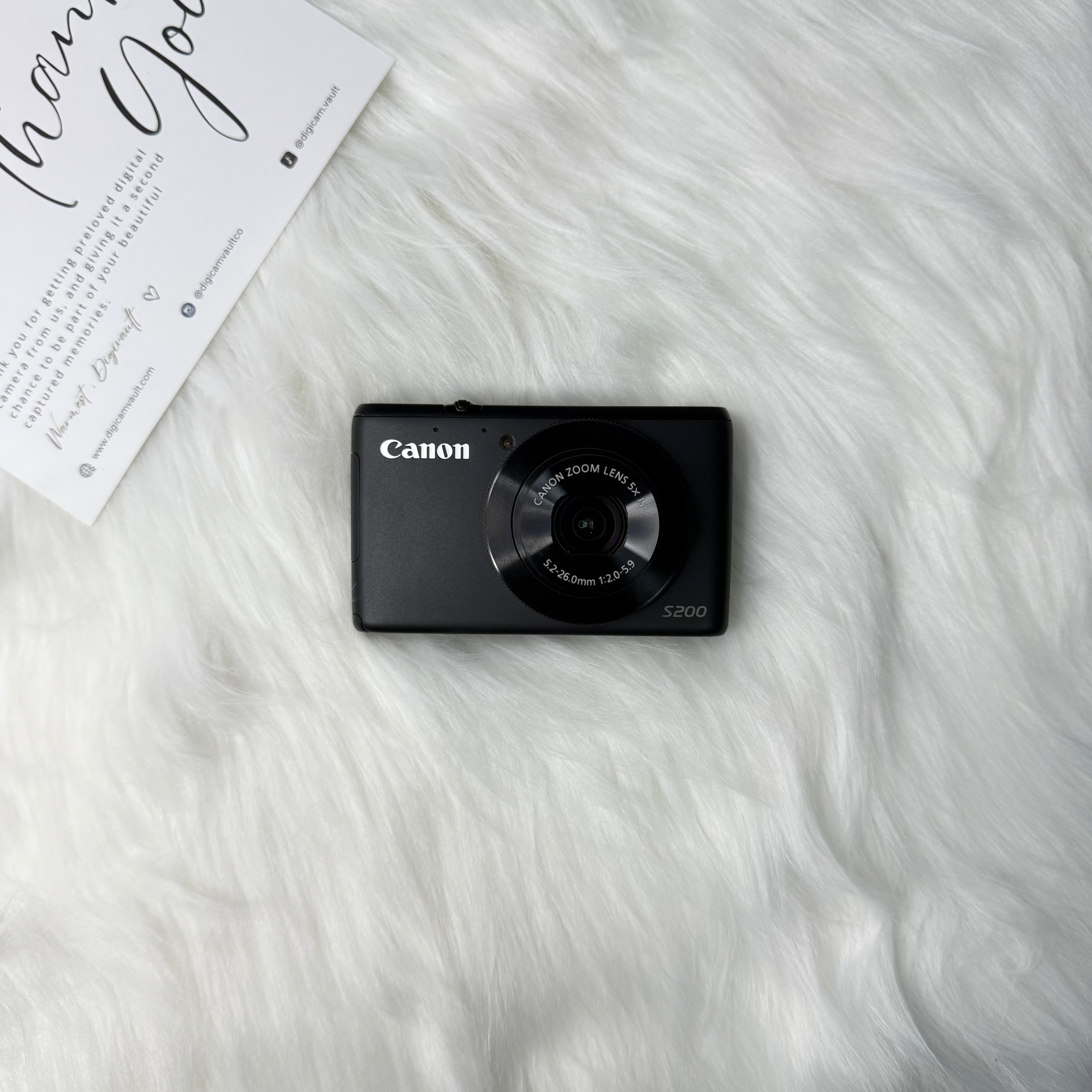 CANON POWERSHOT S200 [BLACK]