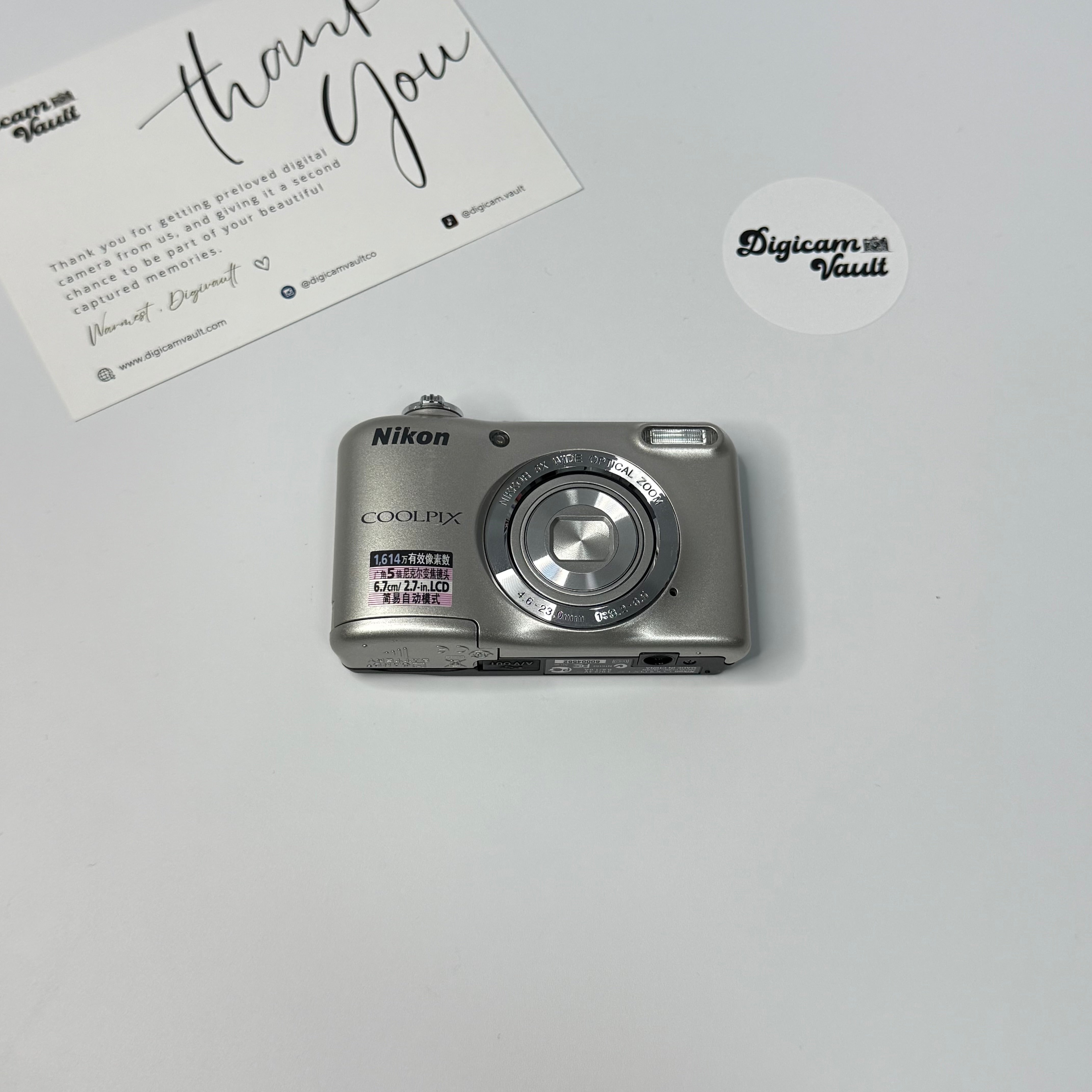 【美品】Nikon COOLPIX S2700 シルバー 🔥Nikon CoolPix S2700 Silver 16.0MP digital compact camera