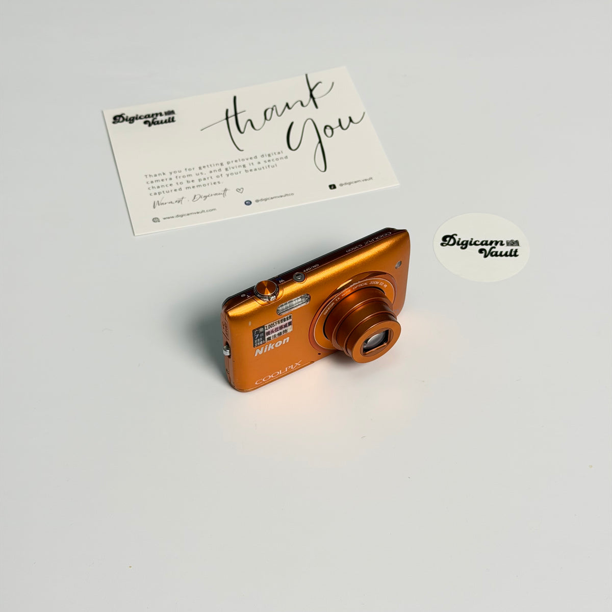 NIKON COOLPIX S3500 [ORANGE] - NEW FAV✮