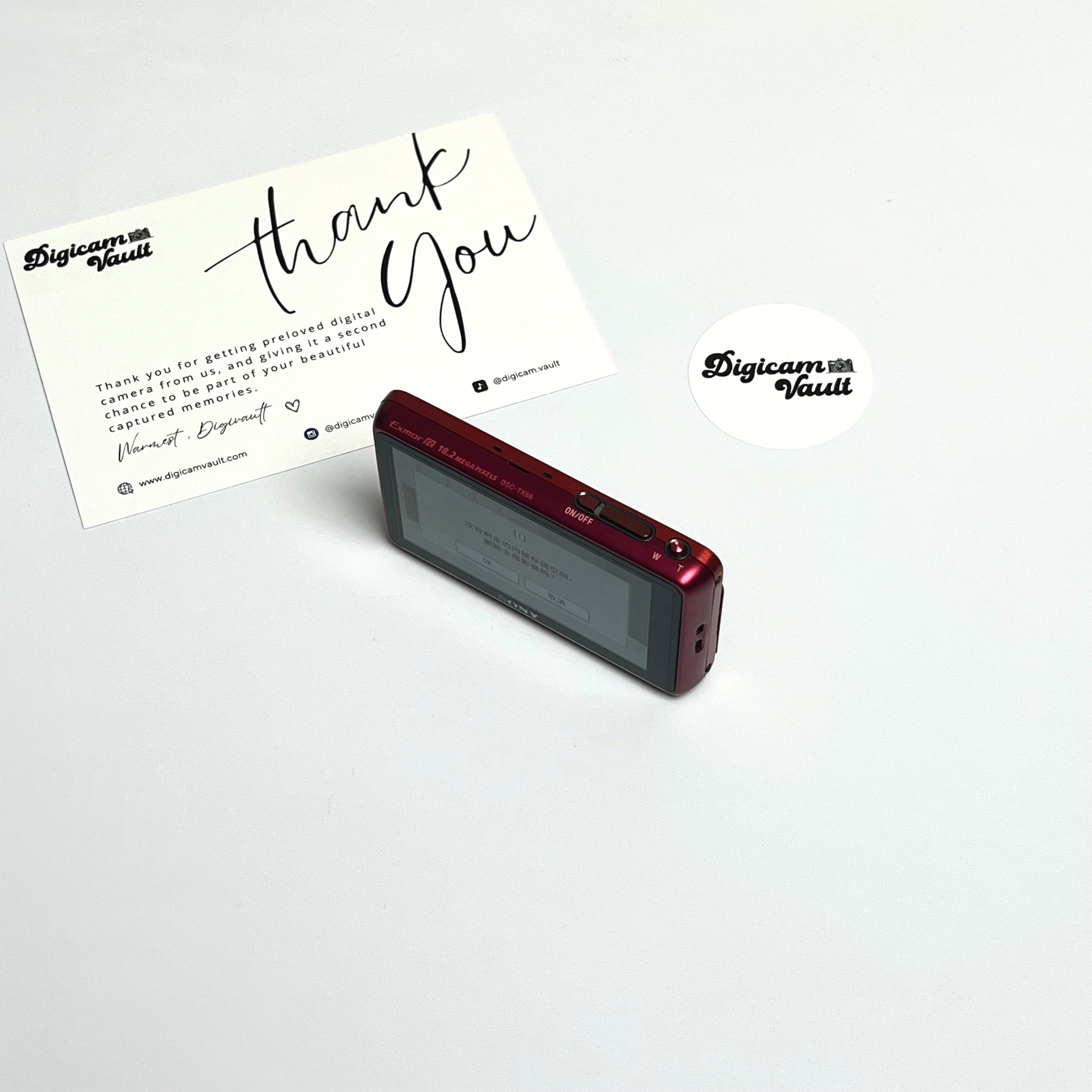 SONY CYBERSHOT DSC-TX66 [RED]