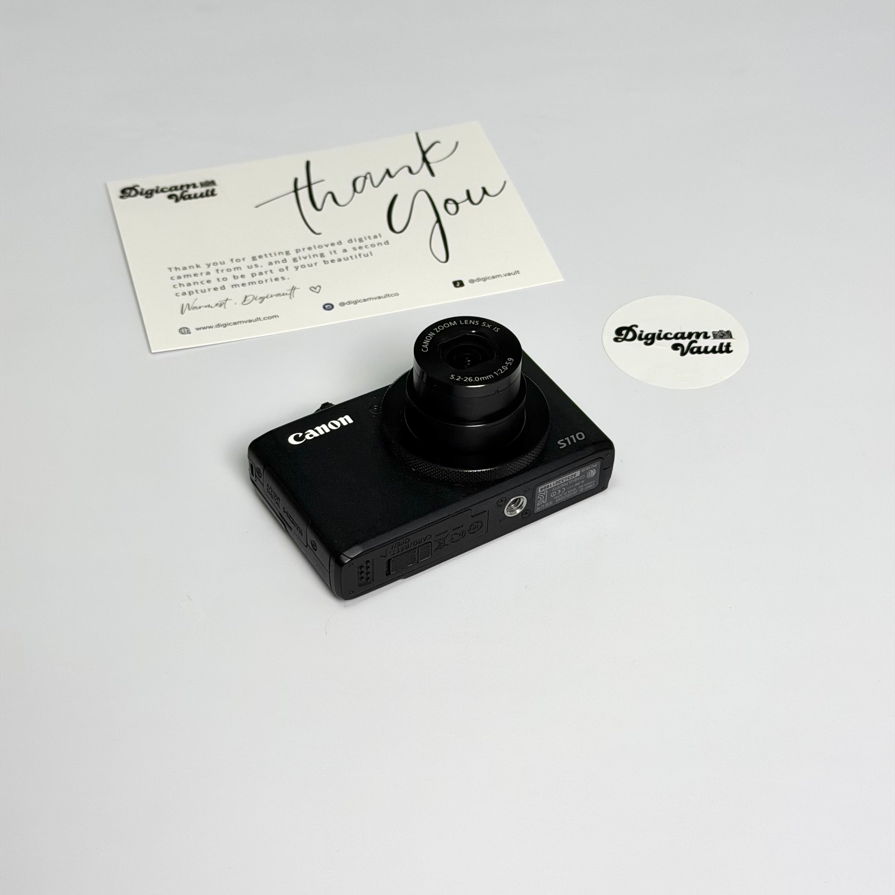 CANON POWERSHOT S110 [BLACK] - RARE ✮