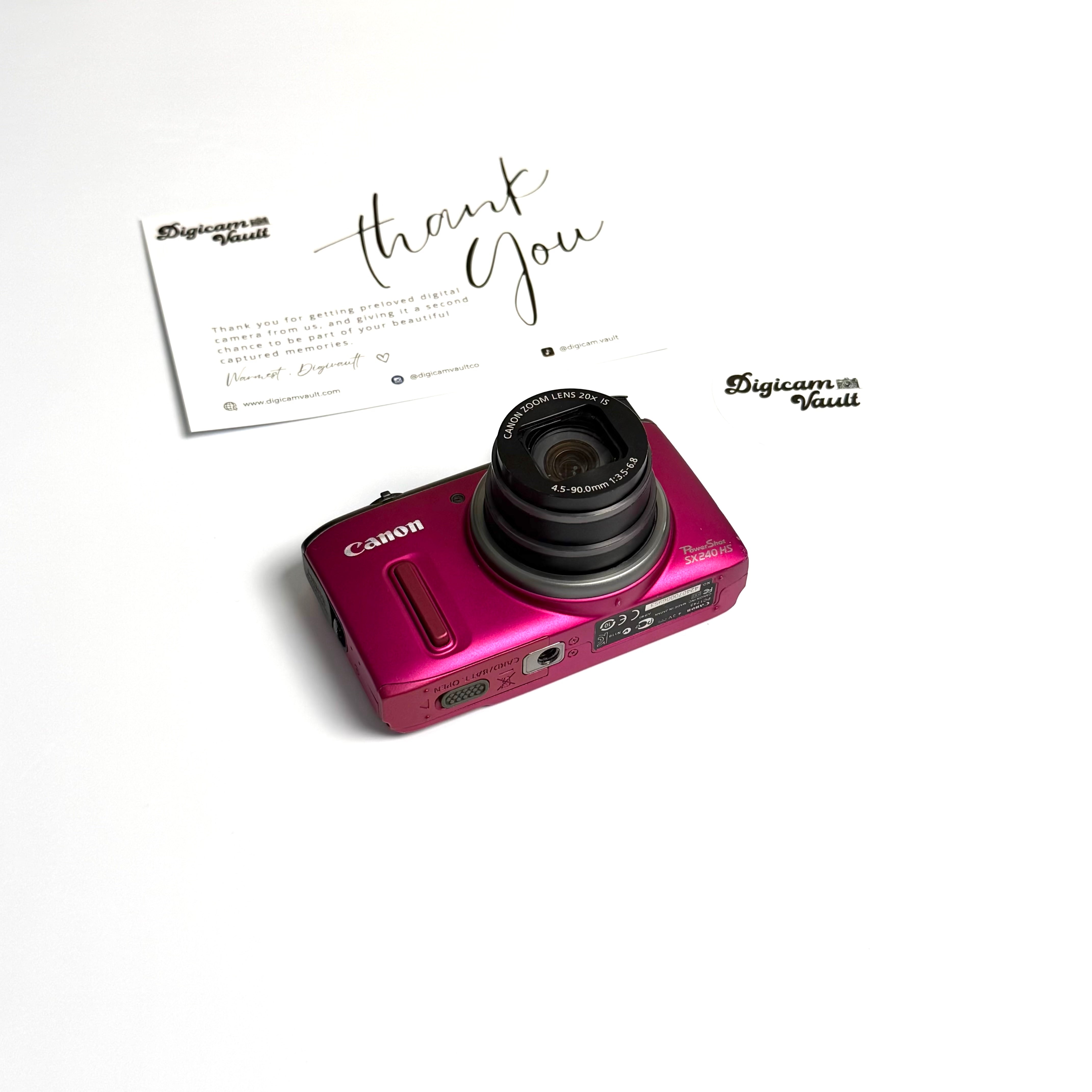 CANON POWERSHOT SX240 HS [ROSE PINK]