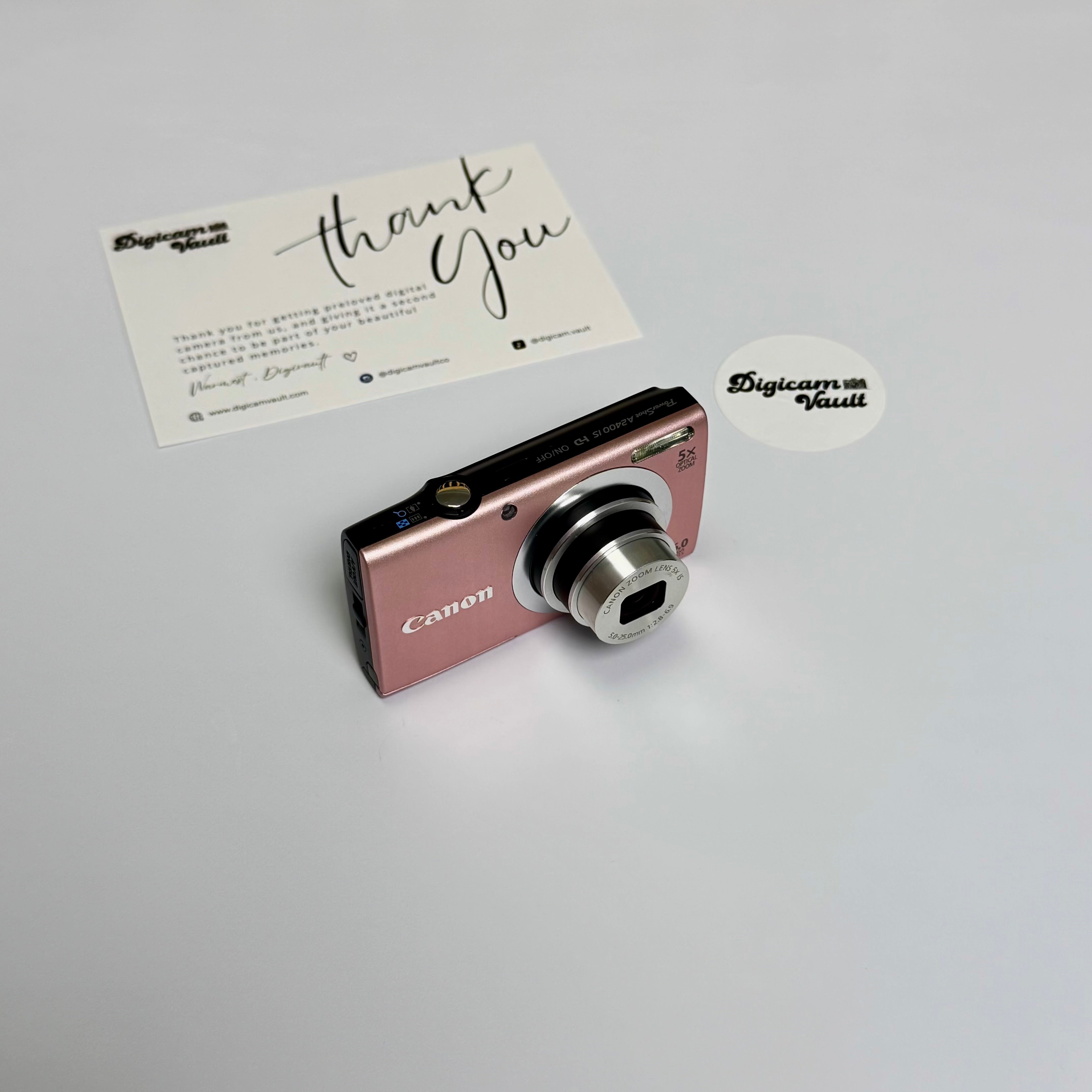 CANON POWERSHOT A2400 IS [PINK]