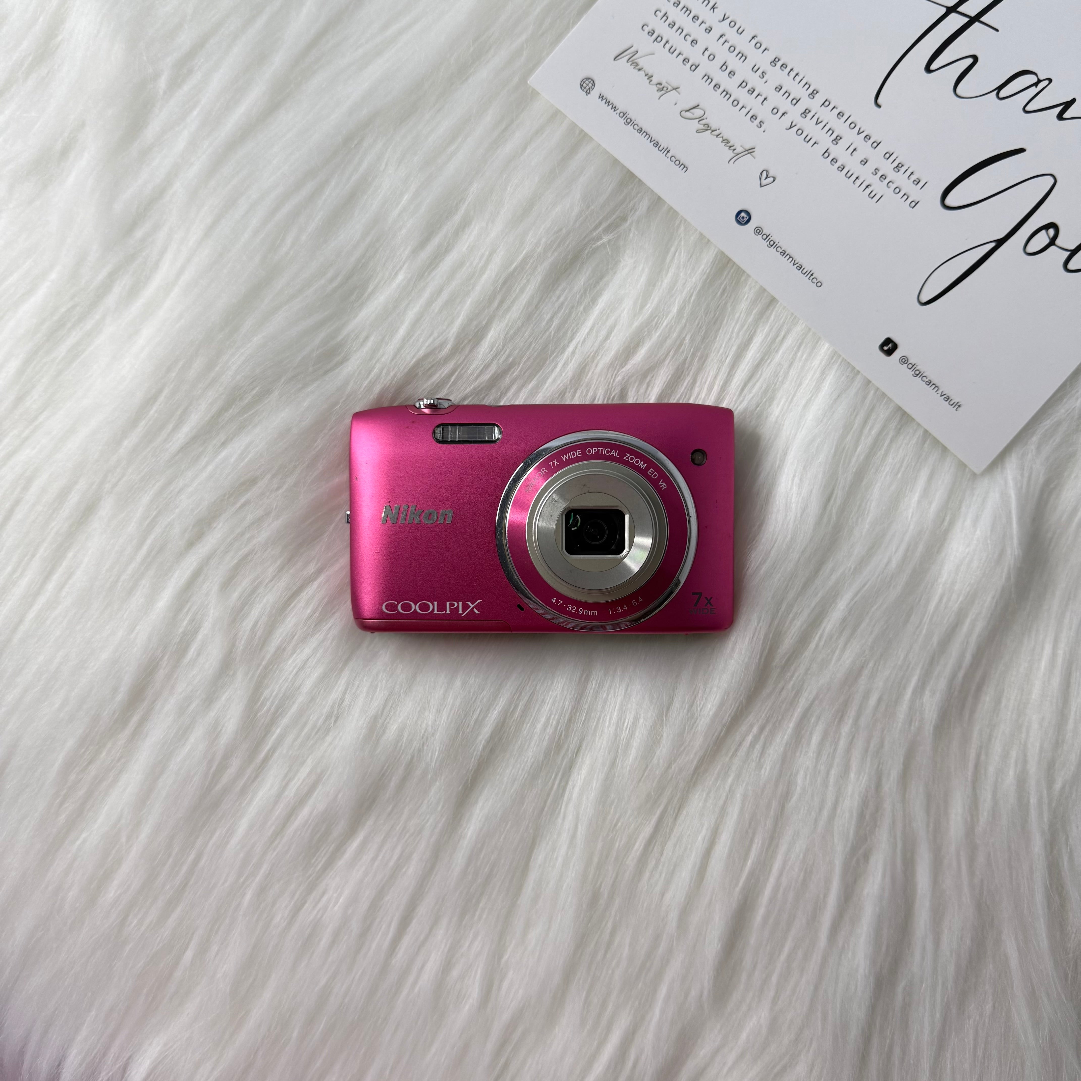 NIKON COOLPIX S3500 [PINK]