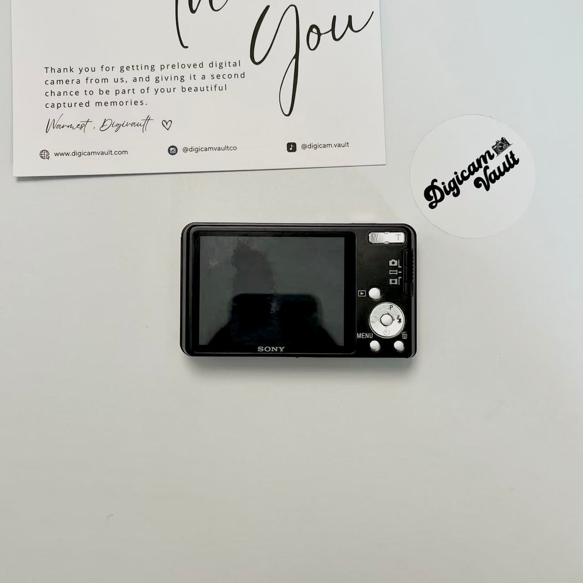 Sony Cyber Shot Digital Camera DSC-W350 Black