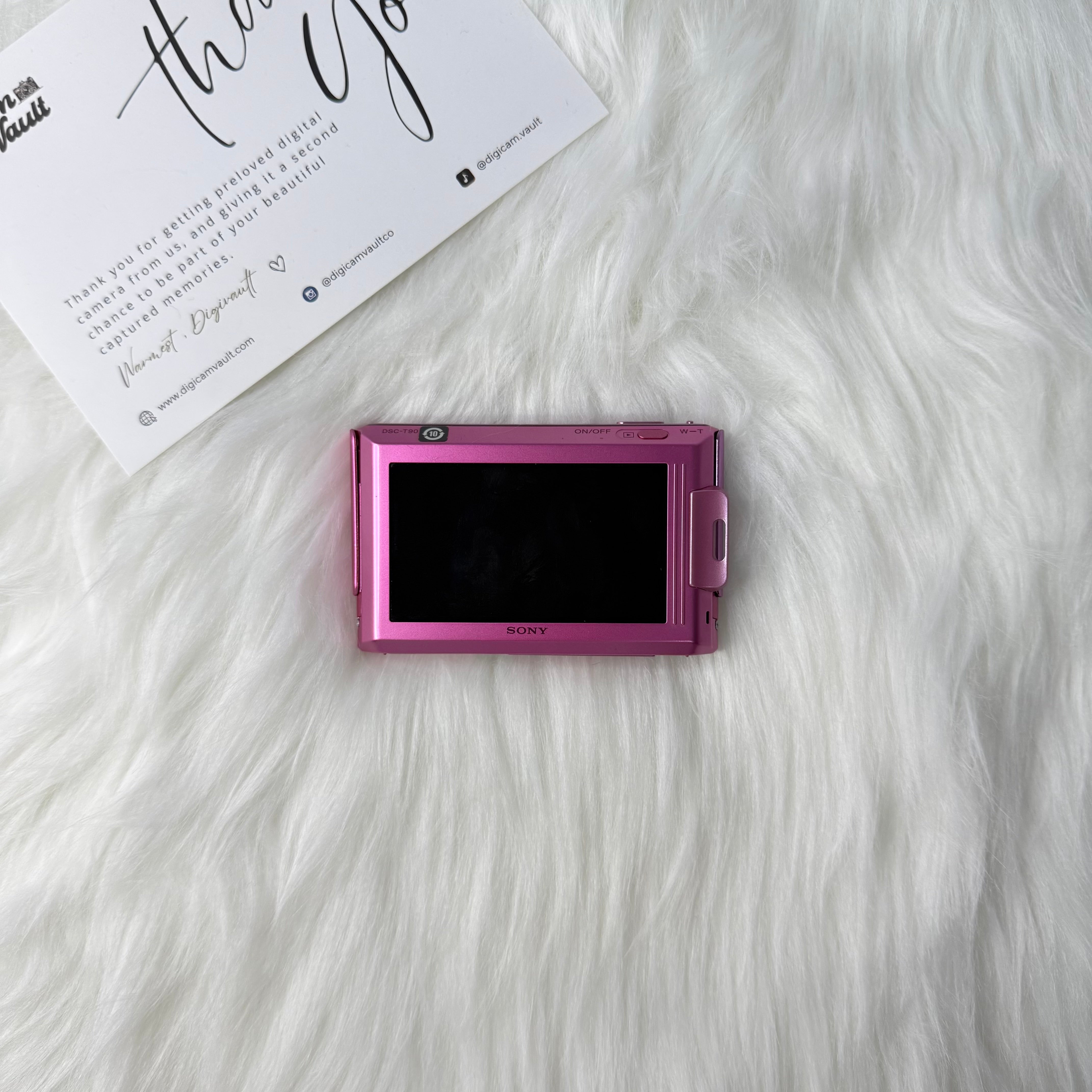 SONY CYBERSHOT DSC-T90 [PINK]