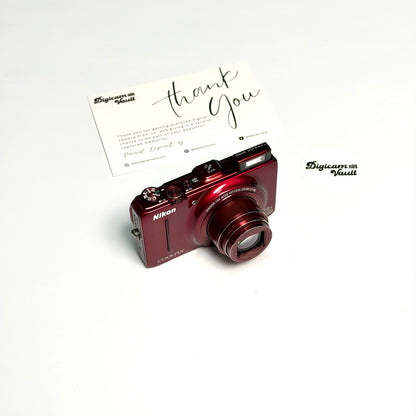 NIKON COOLPIX S9300 [WINE RED]