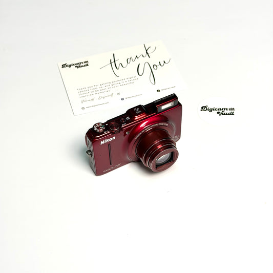 NIKON COOLPIX S9300 [WINE RED]