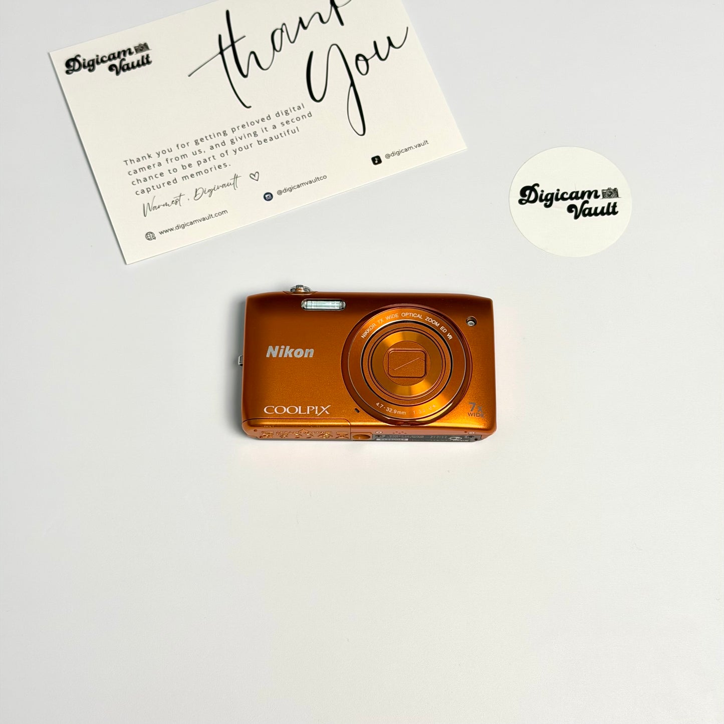NIKON COOLPIX S3500 [ORANGE]