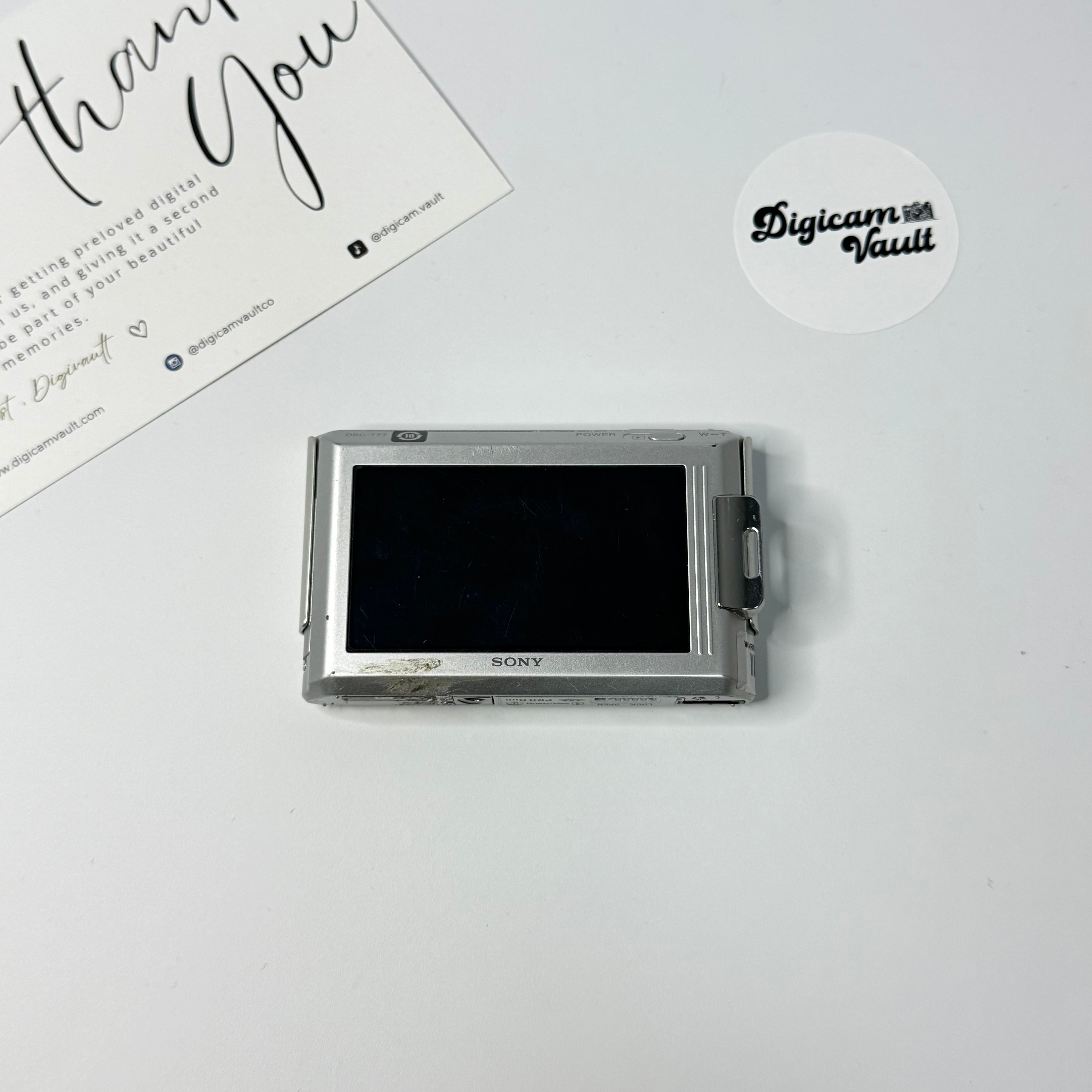 SONY CYBERSHOT DSC-T77 [SILVER]