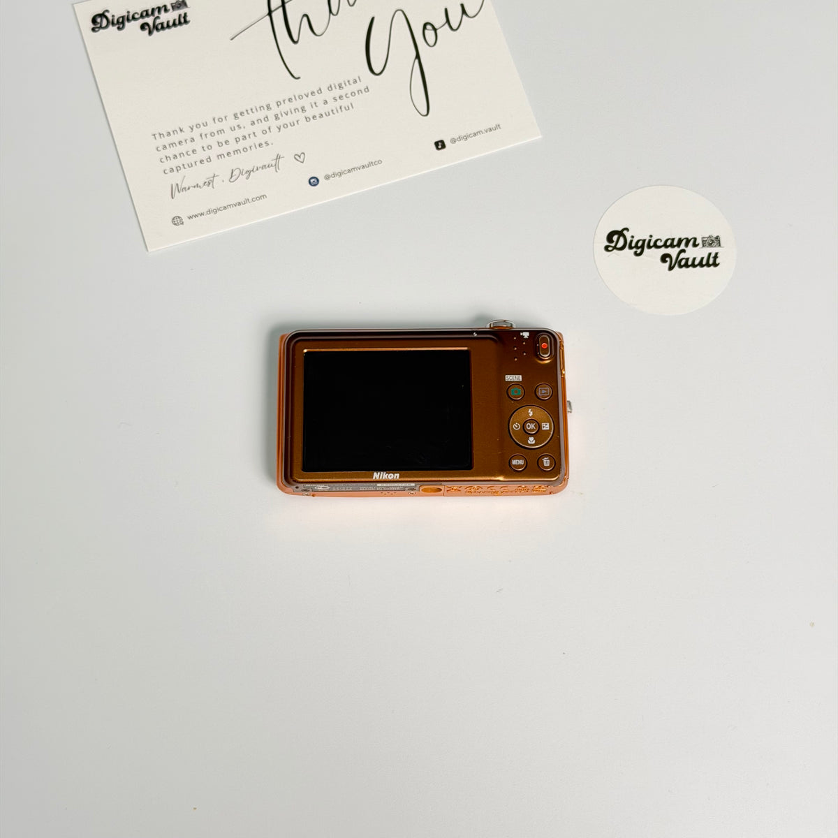 NIKON COOLPIX S3500 [ORANGE] - NEW FAV✮