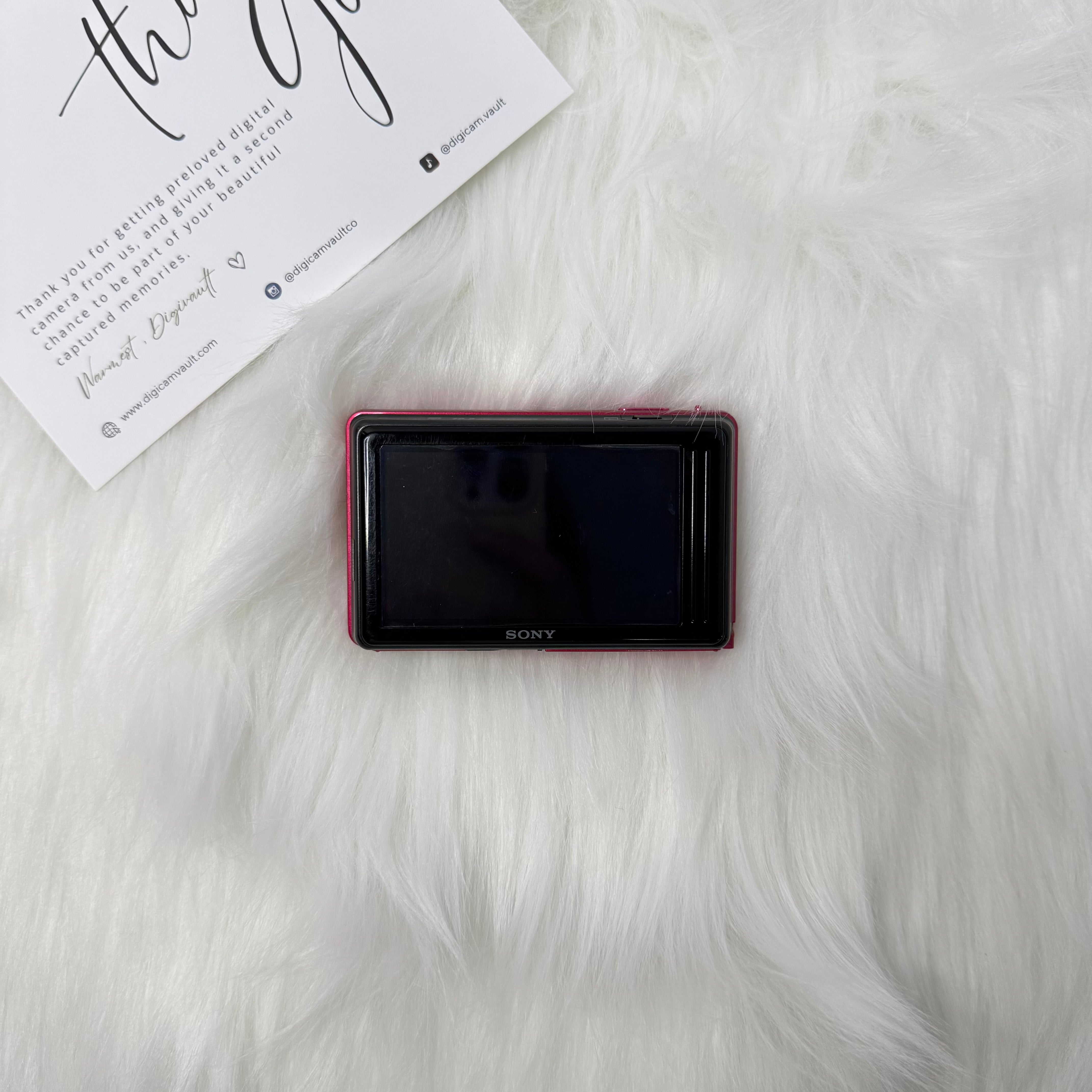 SONY CYBERSHOT DSC-TX5 [SILVER PINK] - FLASH SALE