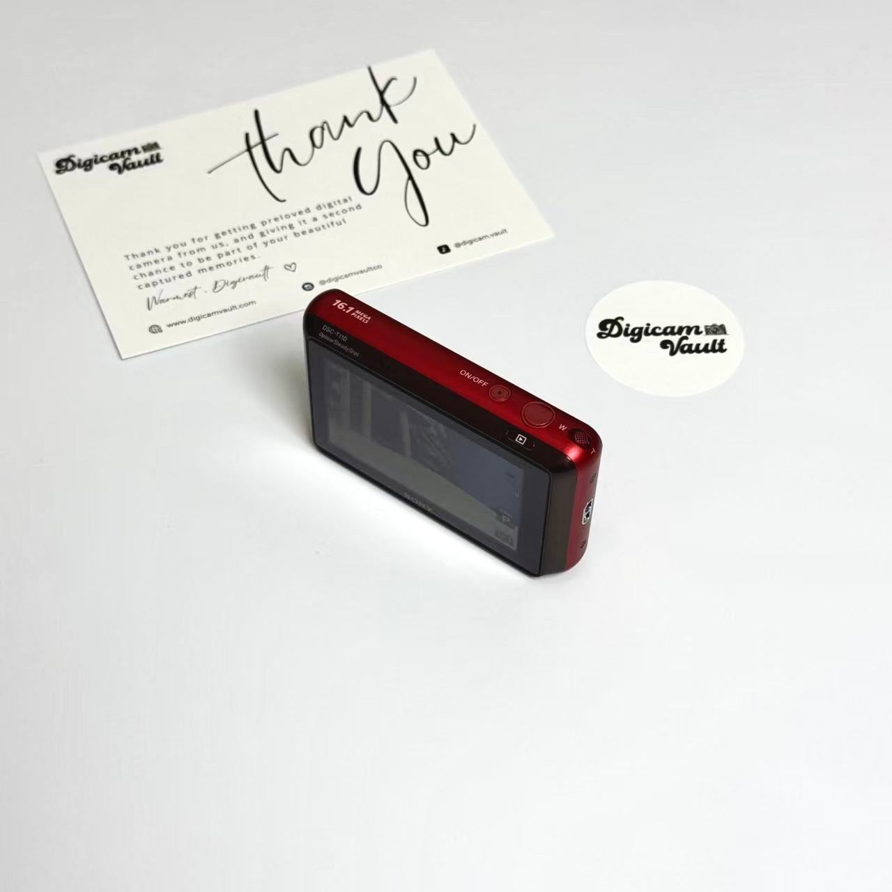 SONY CYBERSHOT DSC-T110 [ROSE RED] - TEAM FAV✮