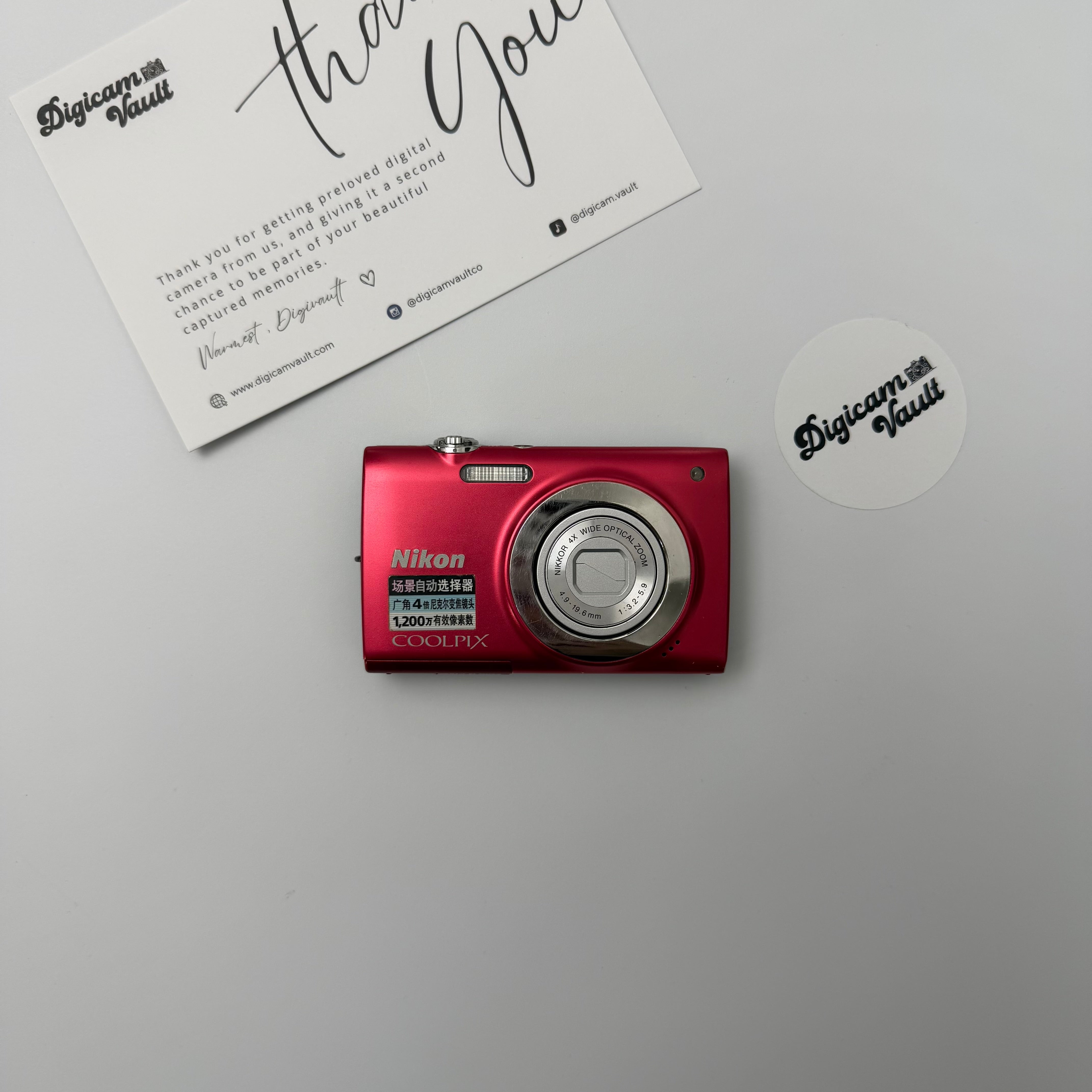 NIKON COOLPIX S2500 [RED]