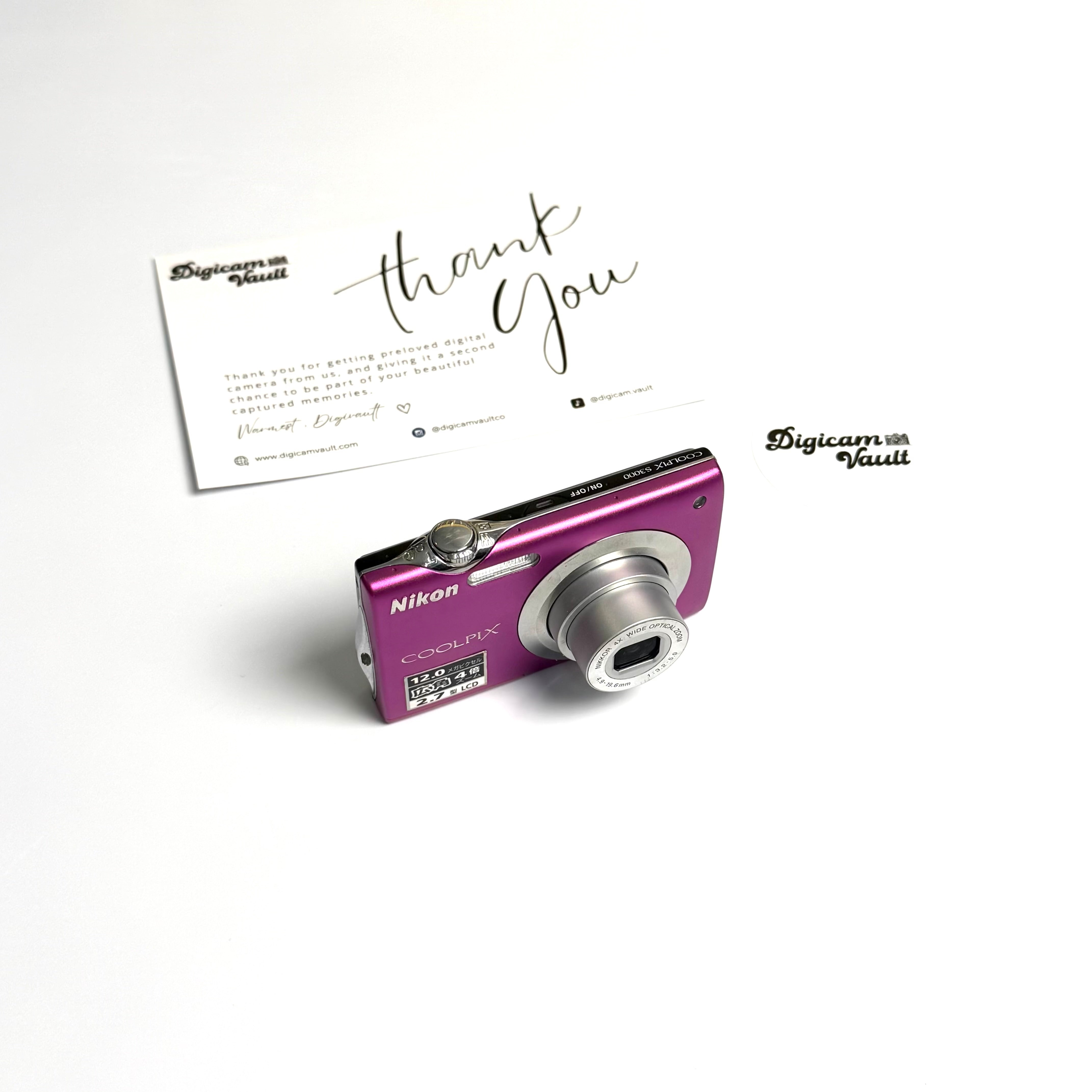 NIKON COOLPIX S3000 [PURPLE]