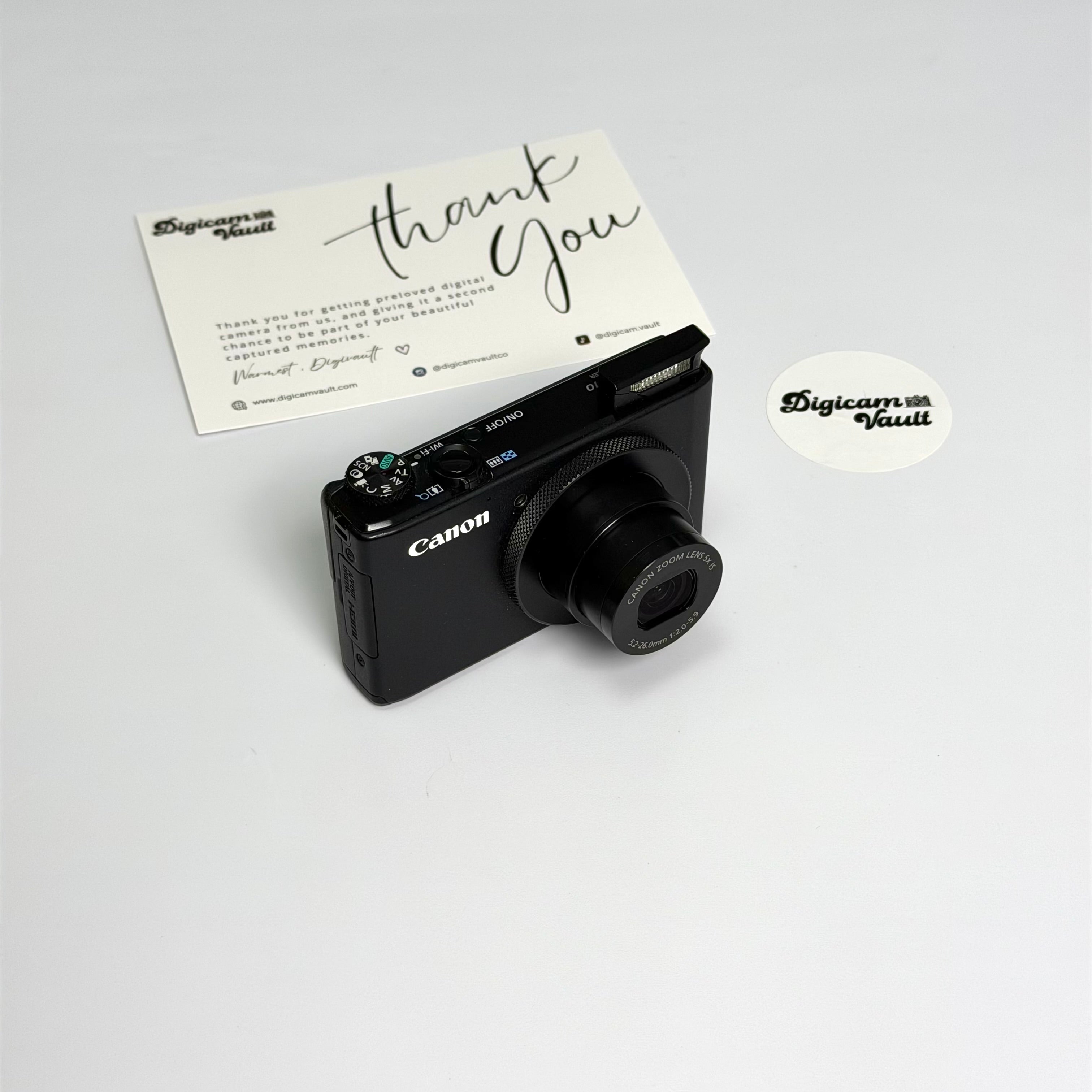CANON POWERSHOT S110 [BLACK] - RARE ✮
