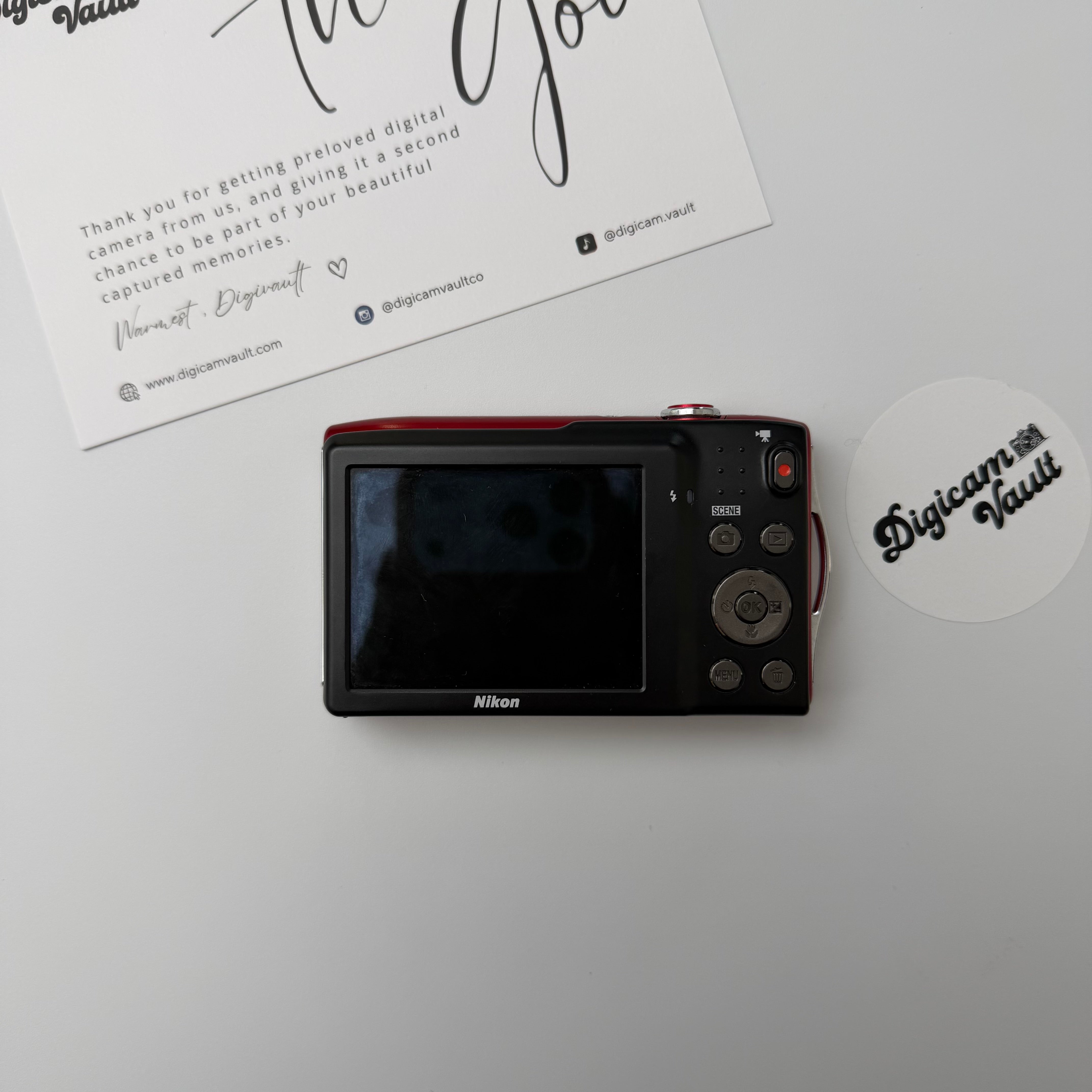 NIKON COOLPIX S3300 [RED]