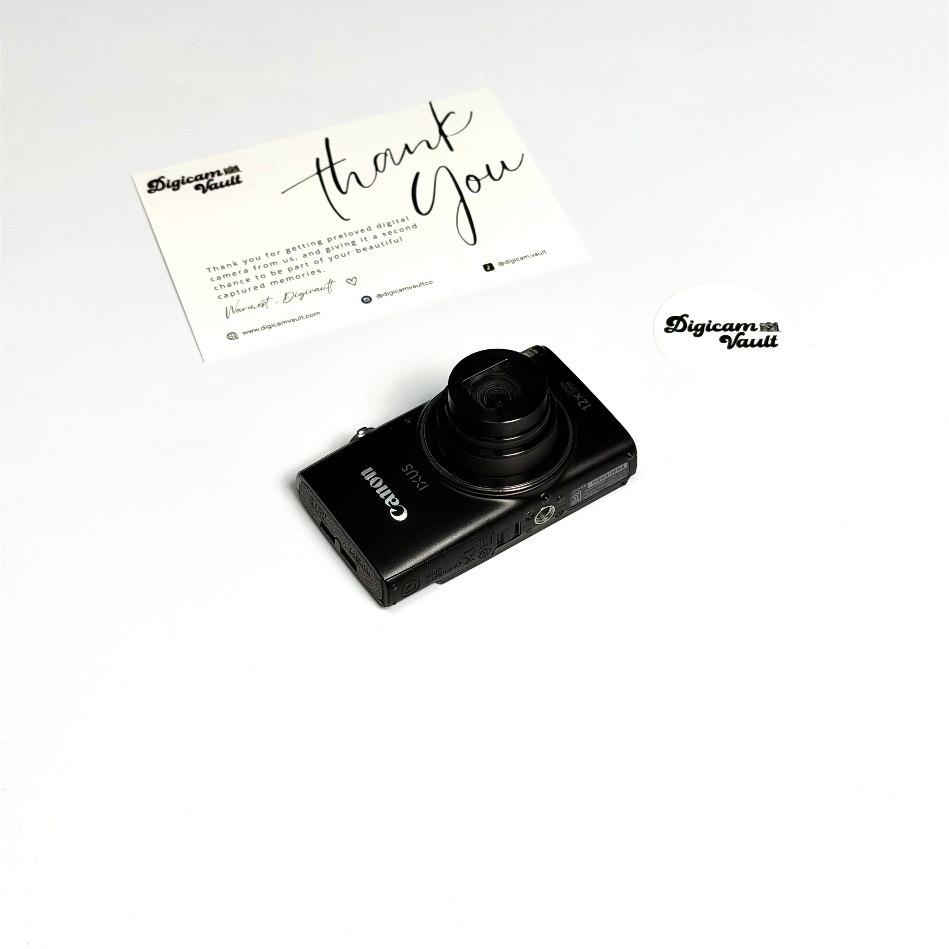 CANON POWERSHOT ELPH 360 HS / IXUS 285 [BLACK] - POPULAR ✮