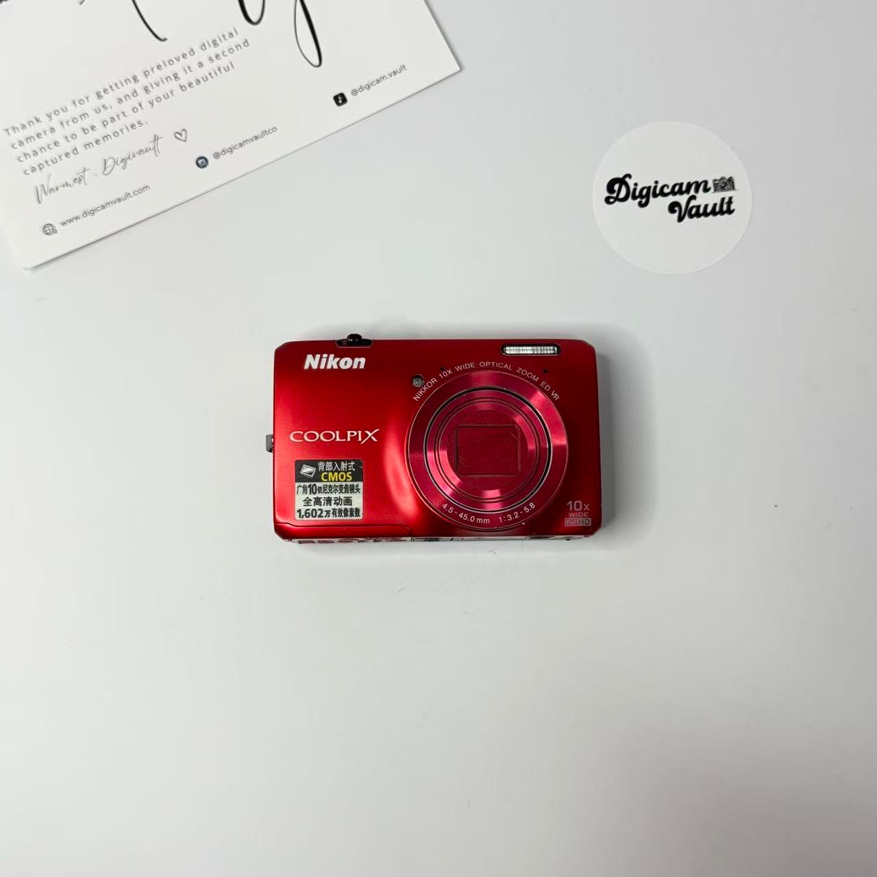 NIKON COOLPIX S6300 [RED]