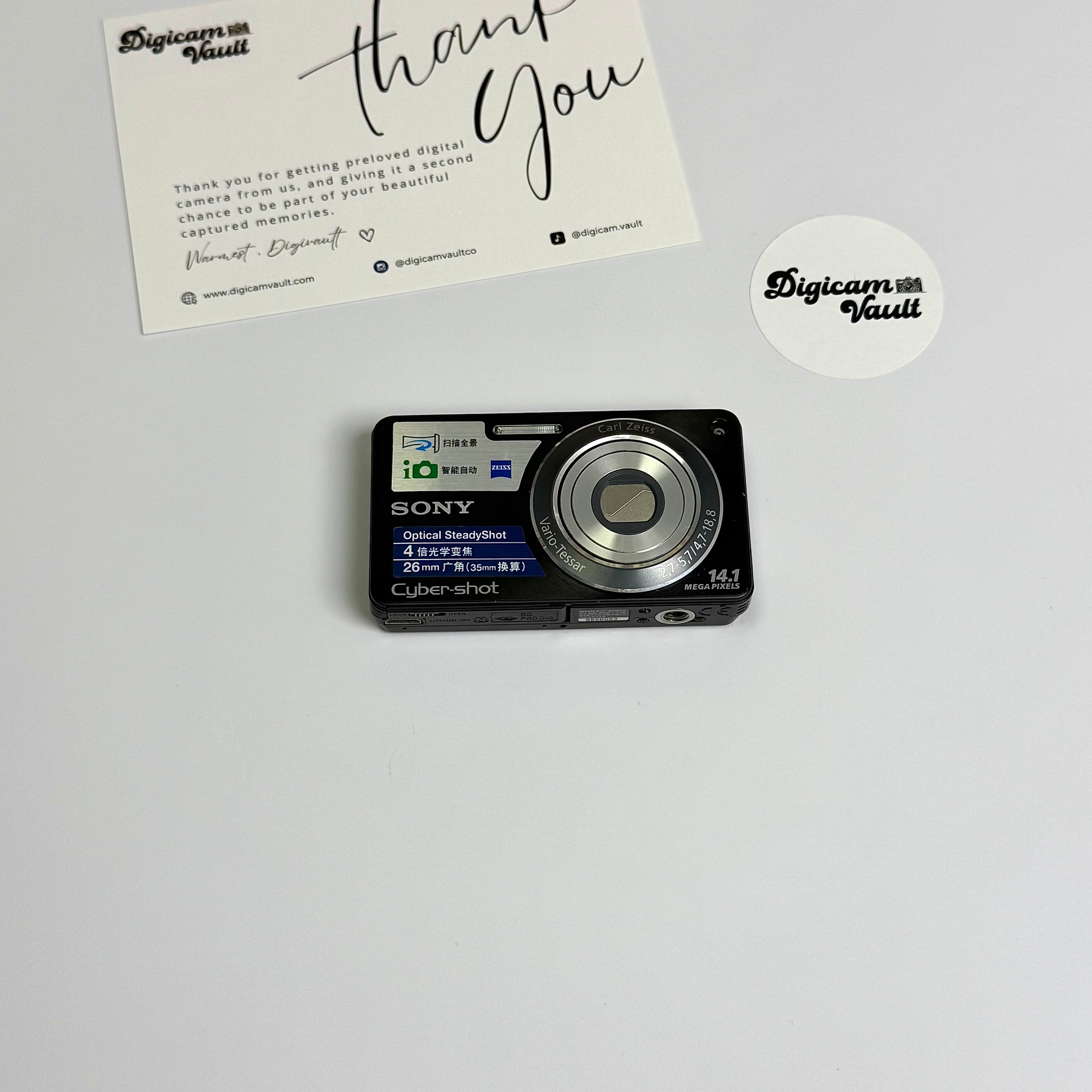 SONY CYBERSHOT DSC-W350 [BLACK] - TEAM FAV✮