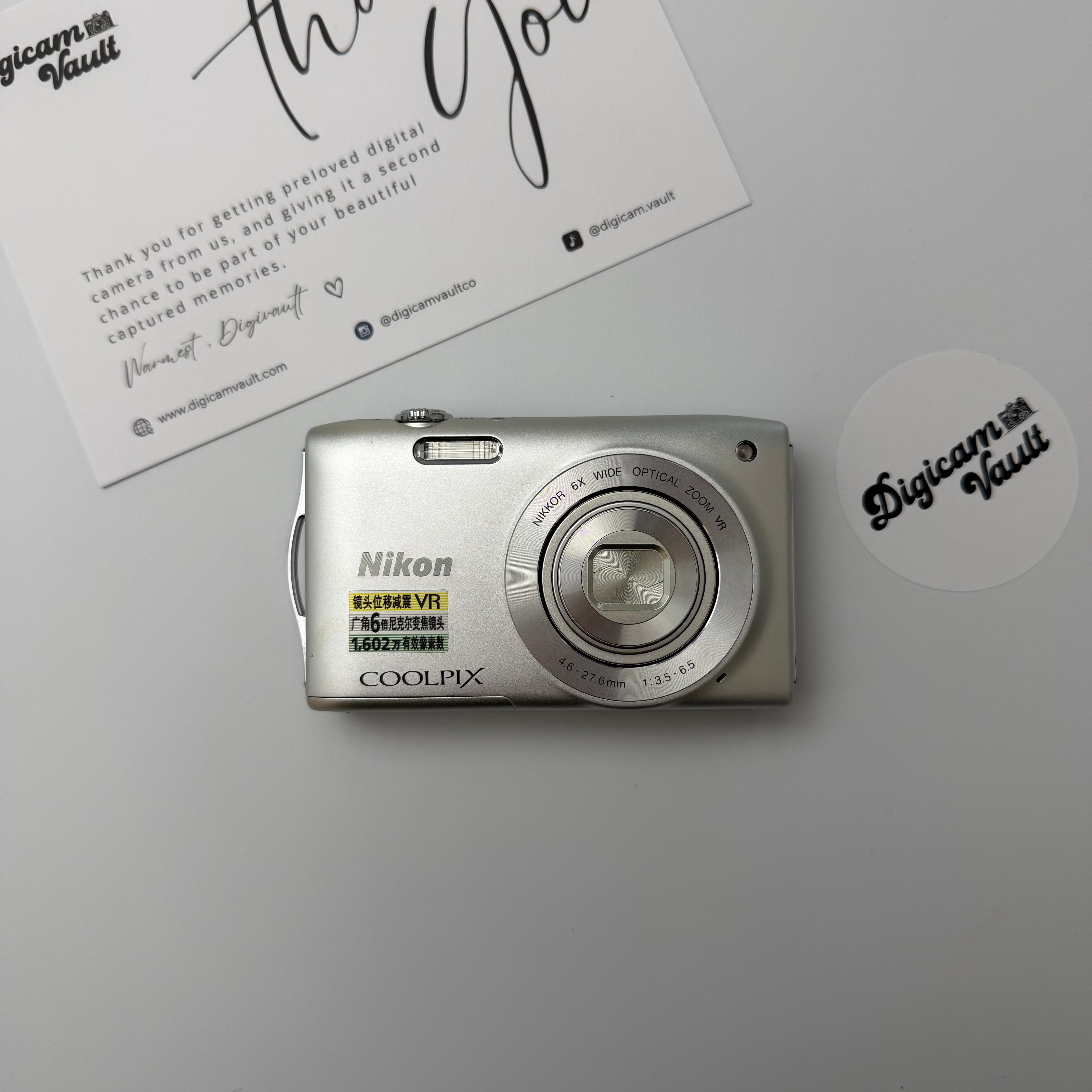 NIKON COOLPIX S3300 [SILVER]