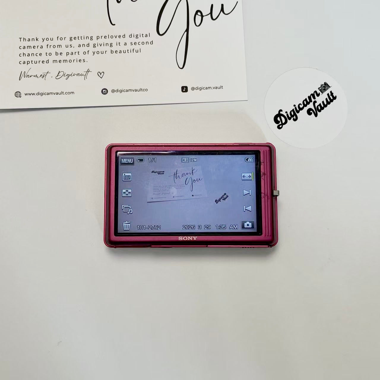 SONY CYBERSHOT DSC-TX9 [PINK]