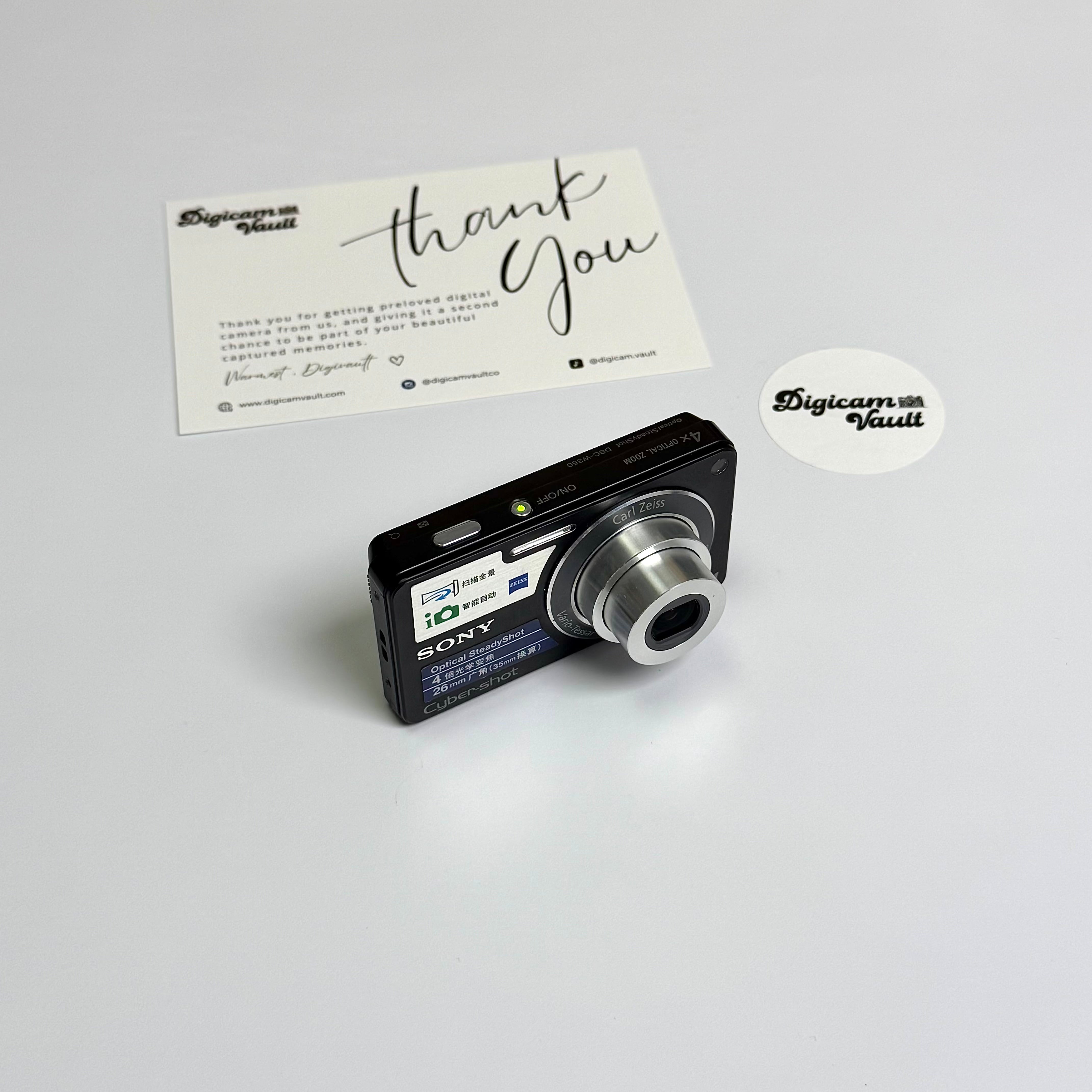SONY CYBERSHOT DSC-W350 [BLACK] - TEAM FAV✮