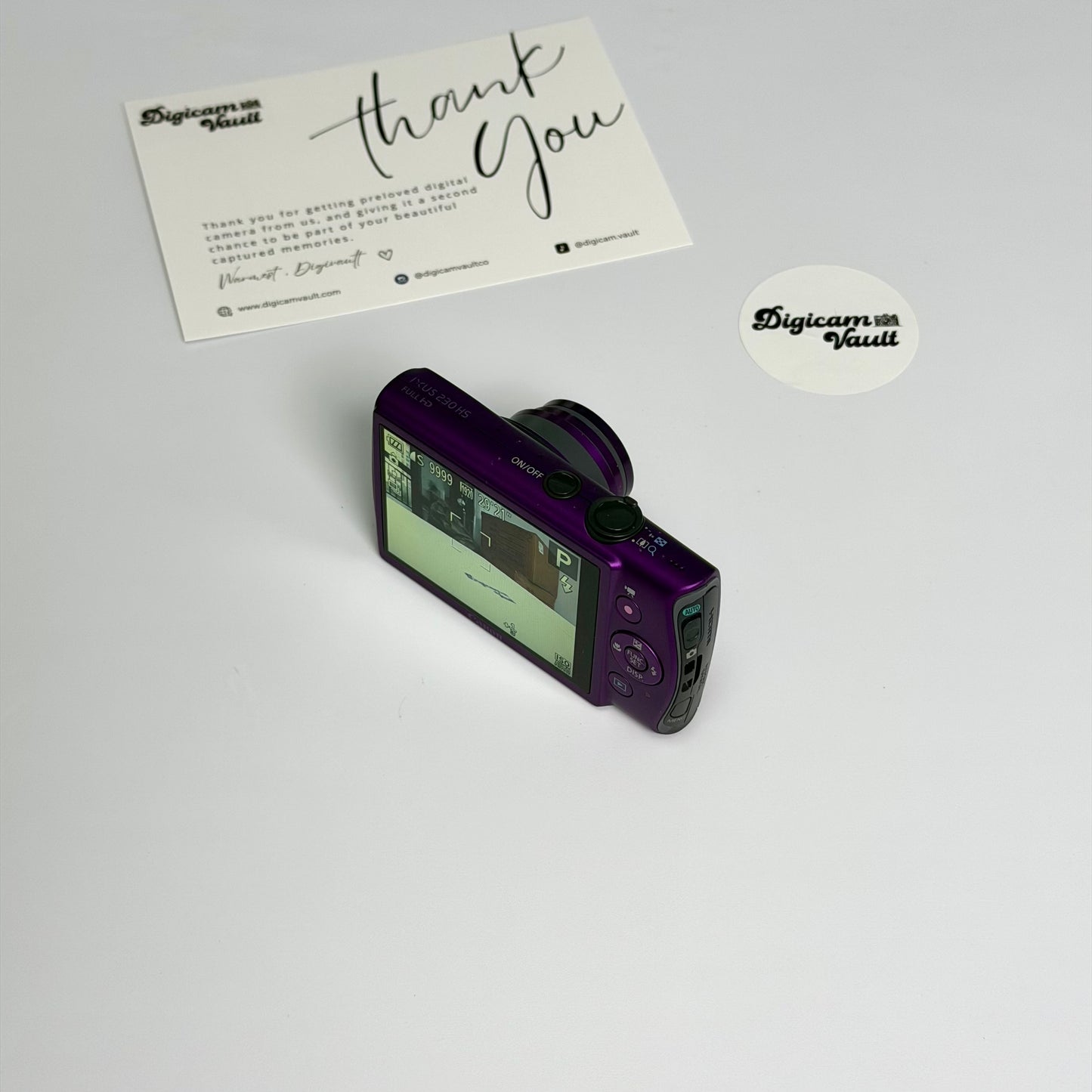 CANON IXUS 230 HS [PURPLE]