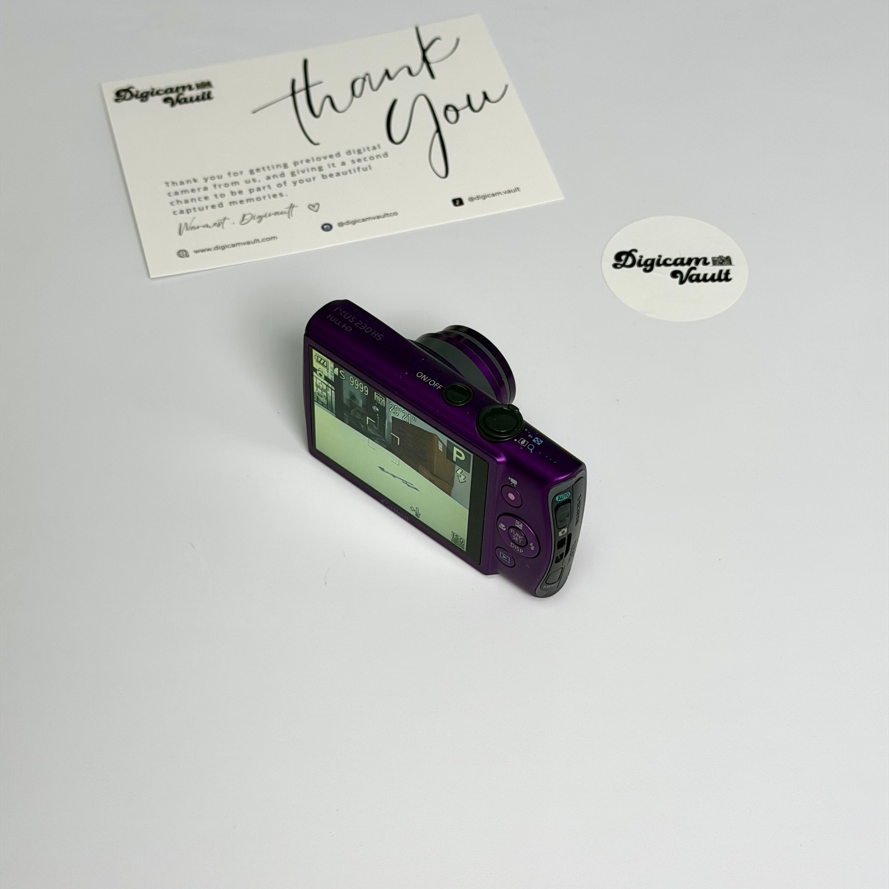 CANON IXUS 230 HS [PURPLE]
