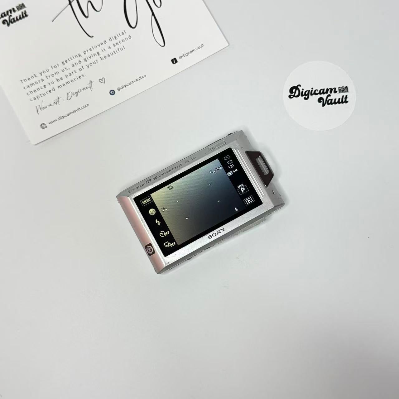 SONY CYBERSHOT DSC-TX1 [SILVER]