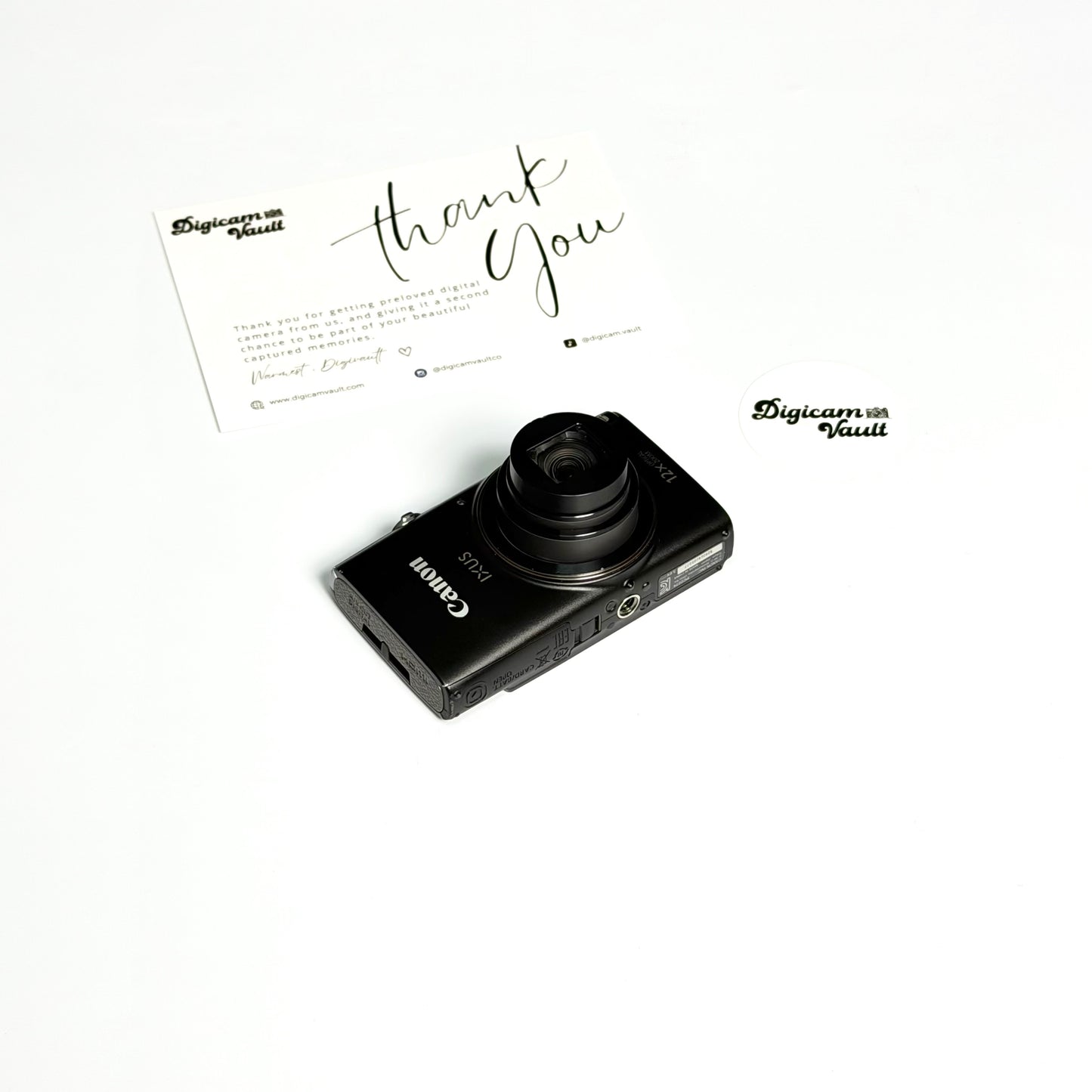 CANON POWERSHOT ELPH 360 HS / IXUS 285 [BLACK] - POPULAR ✮