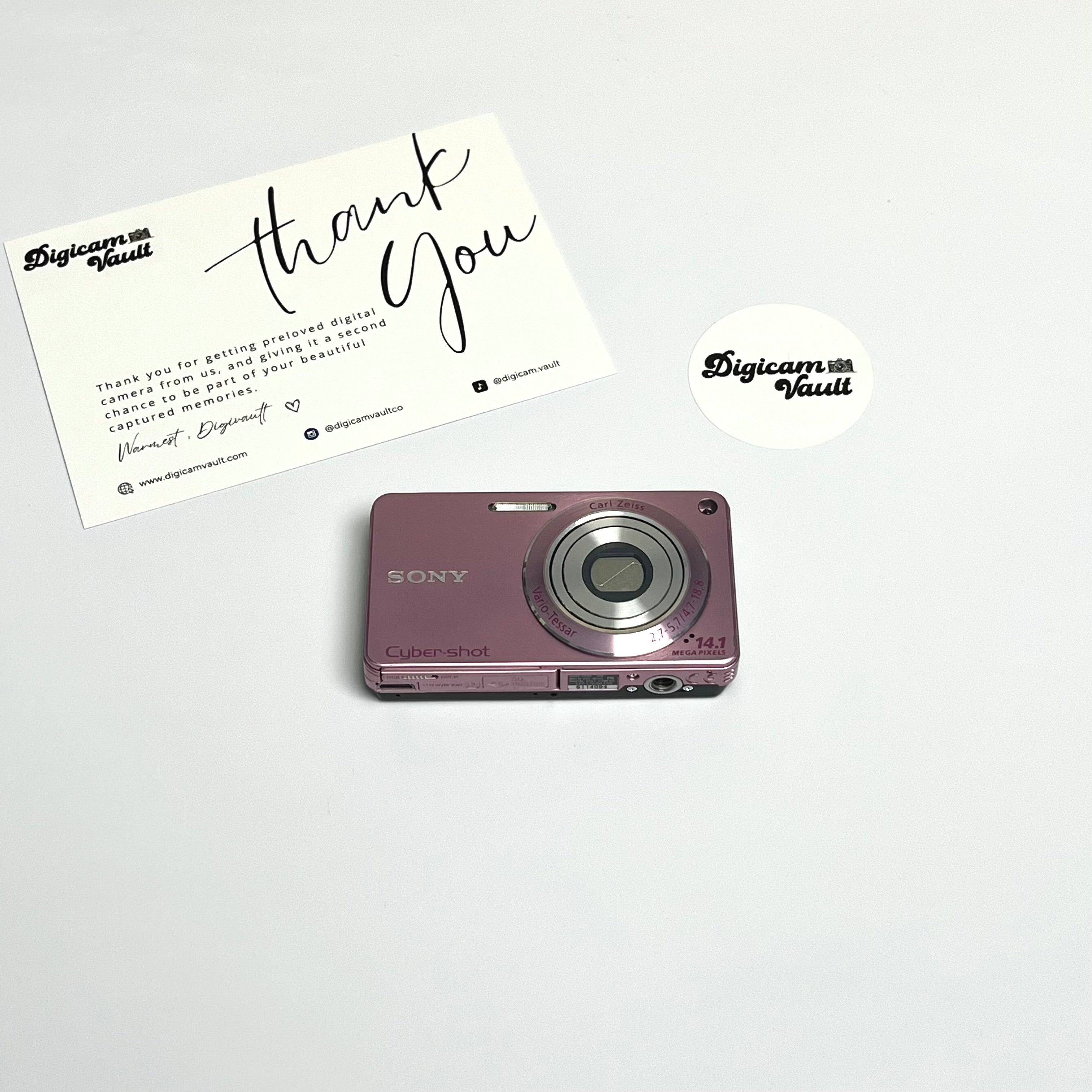 SONY CYBERSHOT DSC-W350 [PINK] - TEAM FAV✮ (Copy)
