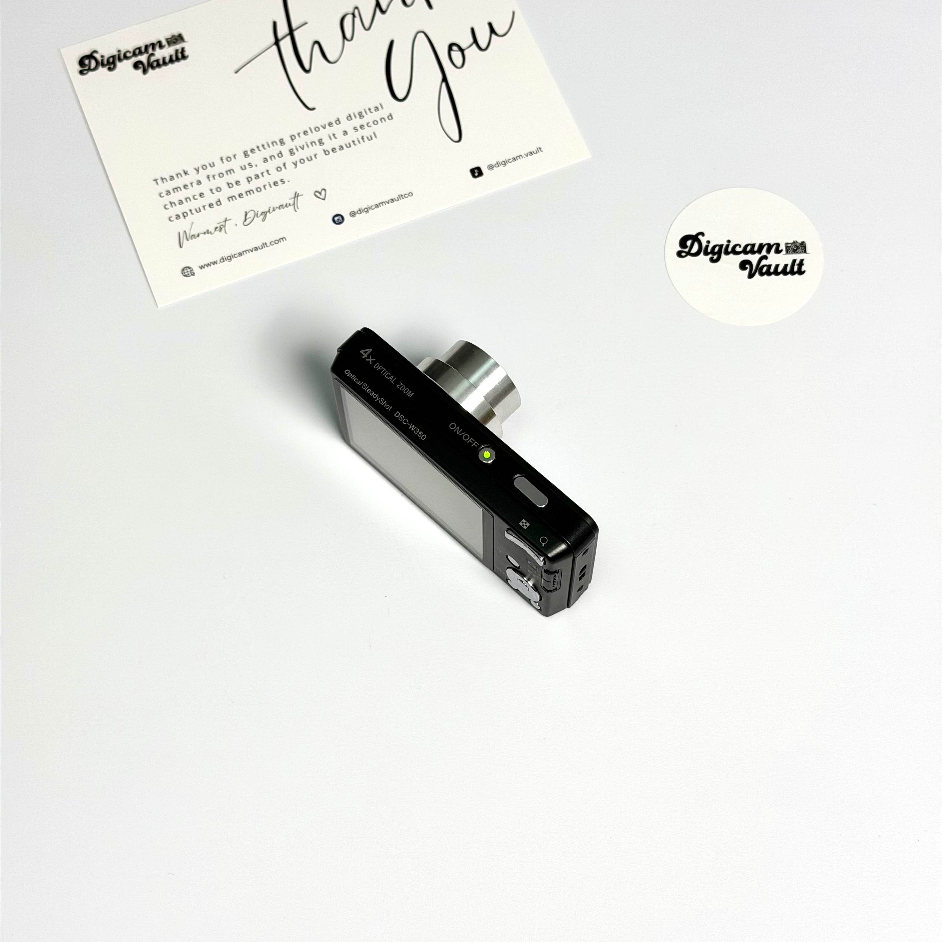 SONY CYBERSHOT DSC-W350 [BLACK] - TEAM FAV✮