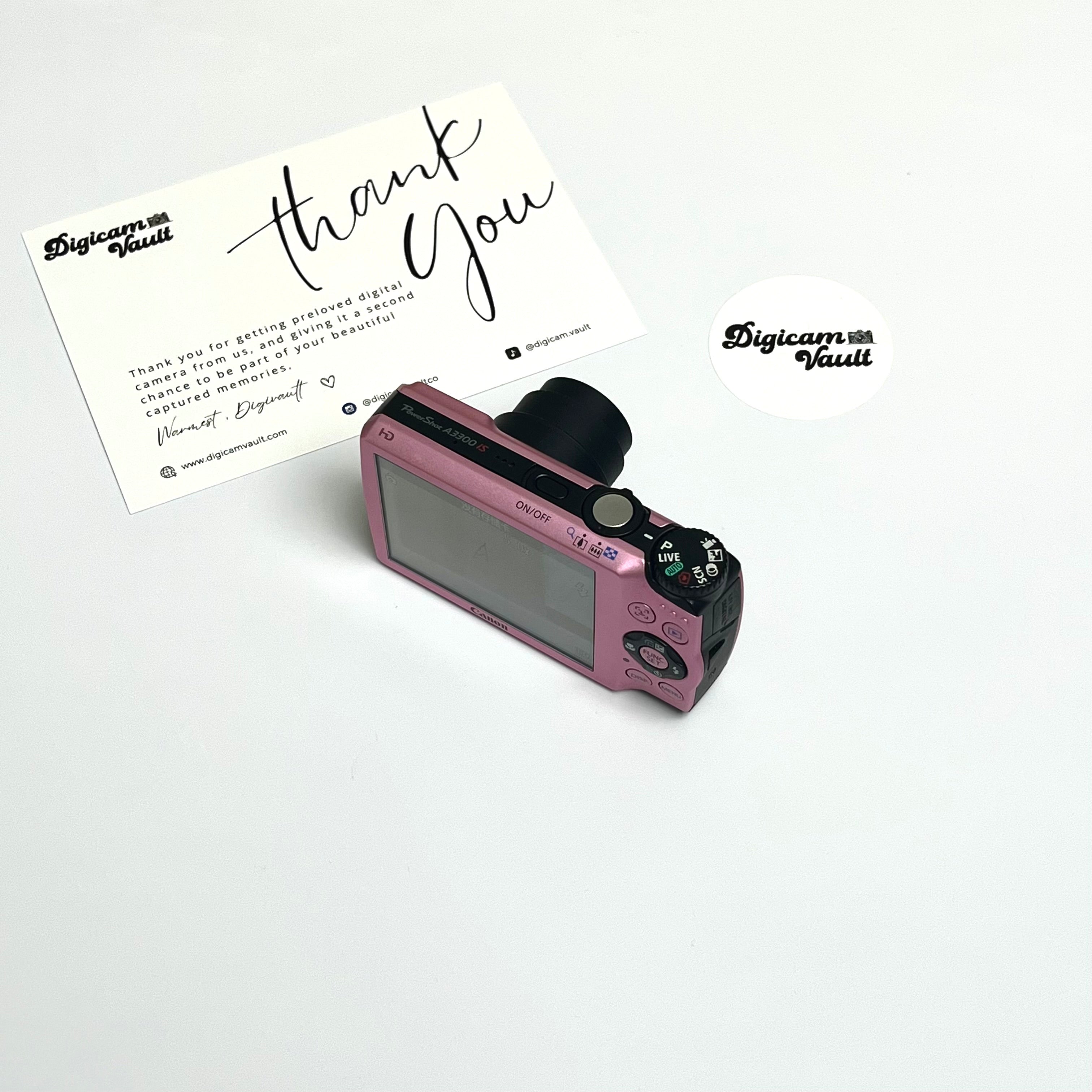 CANON POWERSHOT A3300 IS [PINK]