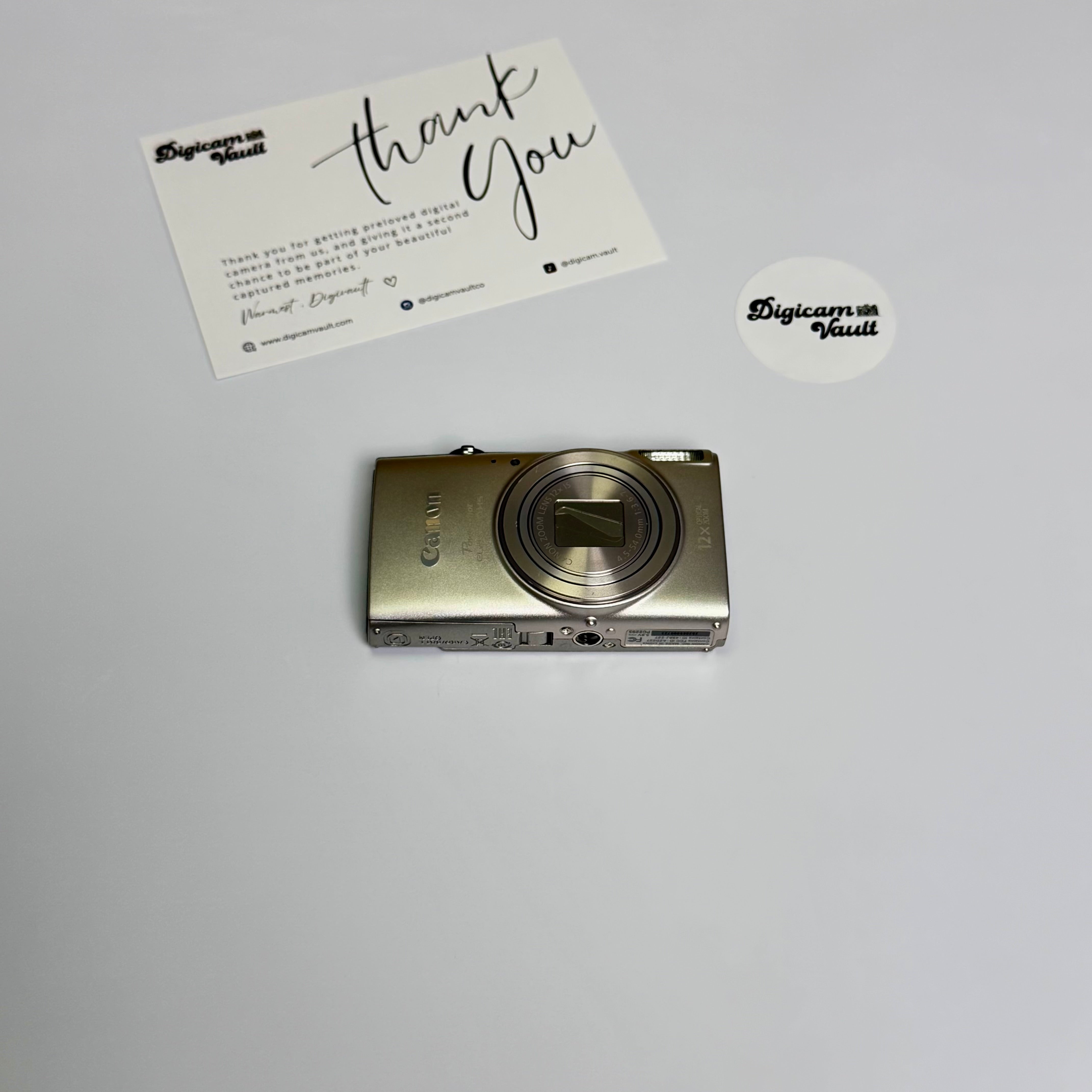CANON POWERSHOT ELPH 360 HS [SILVER] - RARE ✮