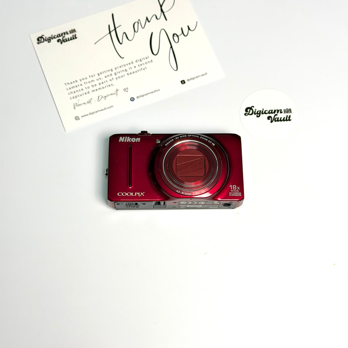 NIKON COOLPIX S9300 [WINE RED]