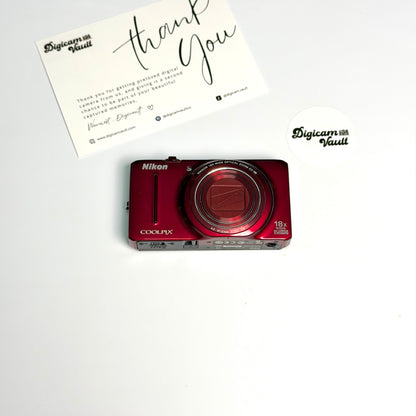 NIKON COOLPIX S9300 [WINE RED]