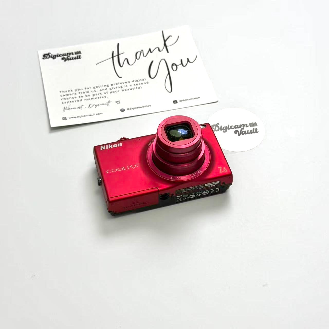 NIKON COOLPIX S6100 [RED]